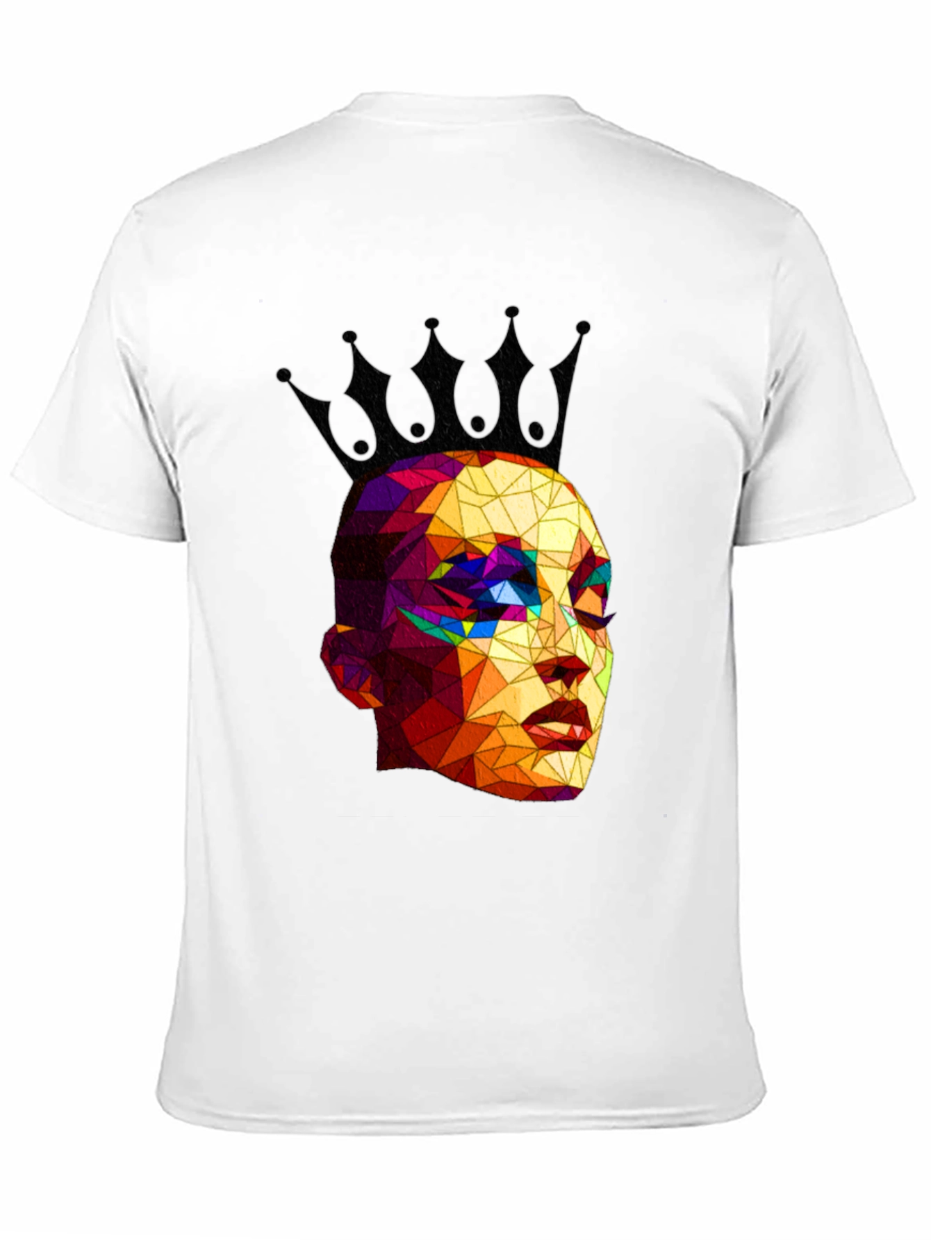 Geometric Queen Black T-Shirt