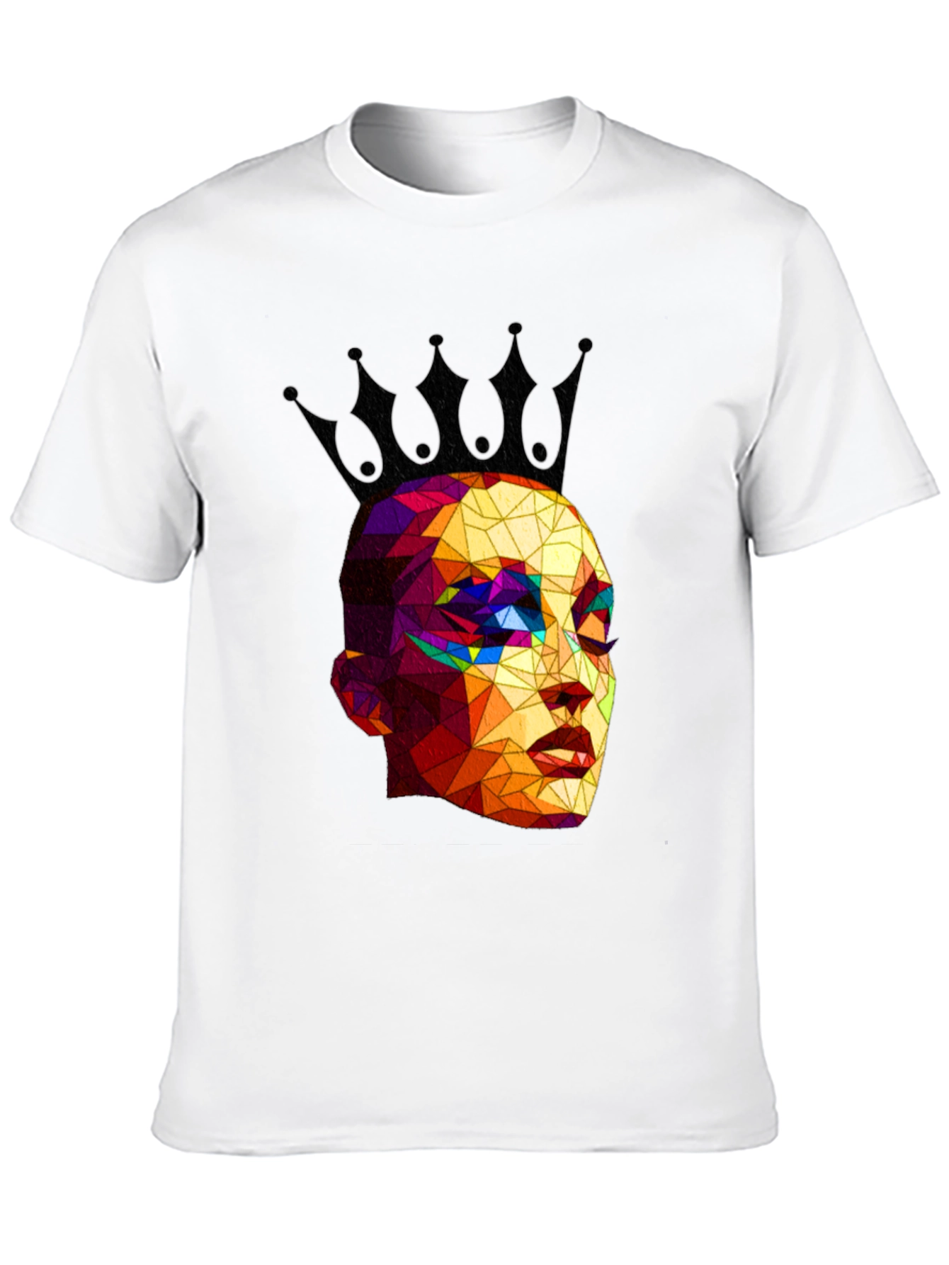 Geometric Queen Black T-Shirt