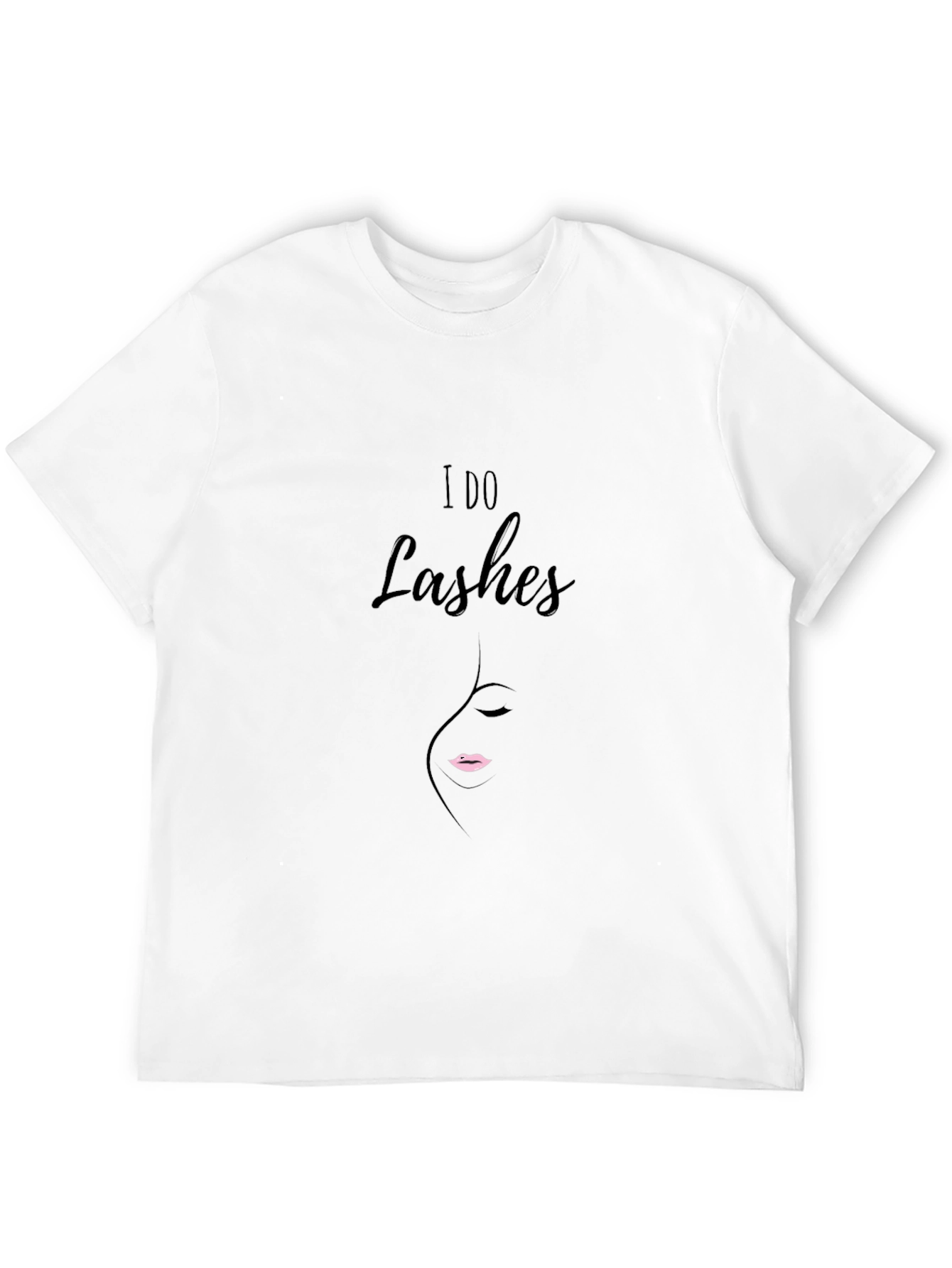 I Do Lashes Graphic Tee - Black T-Shirt