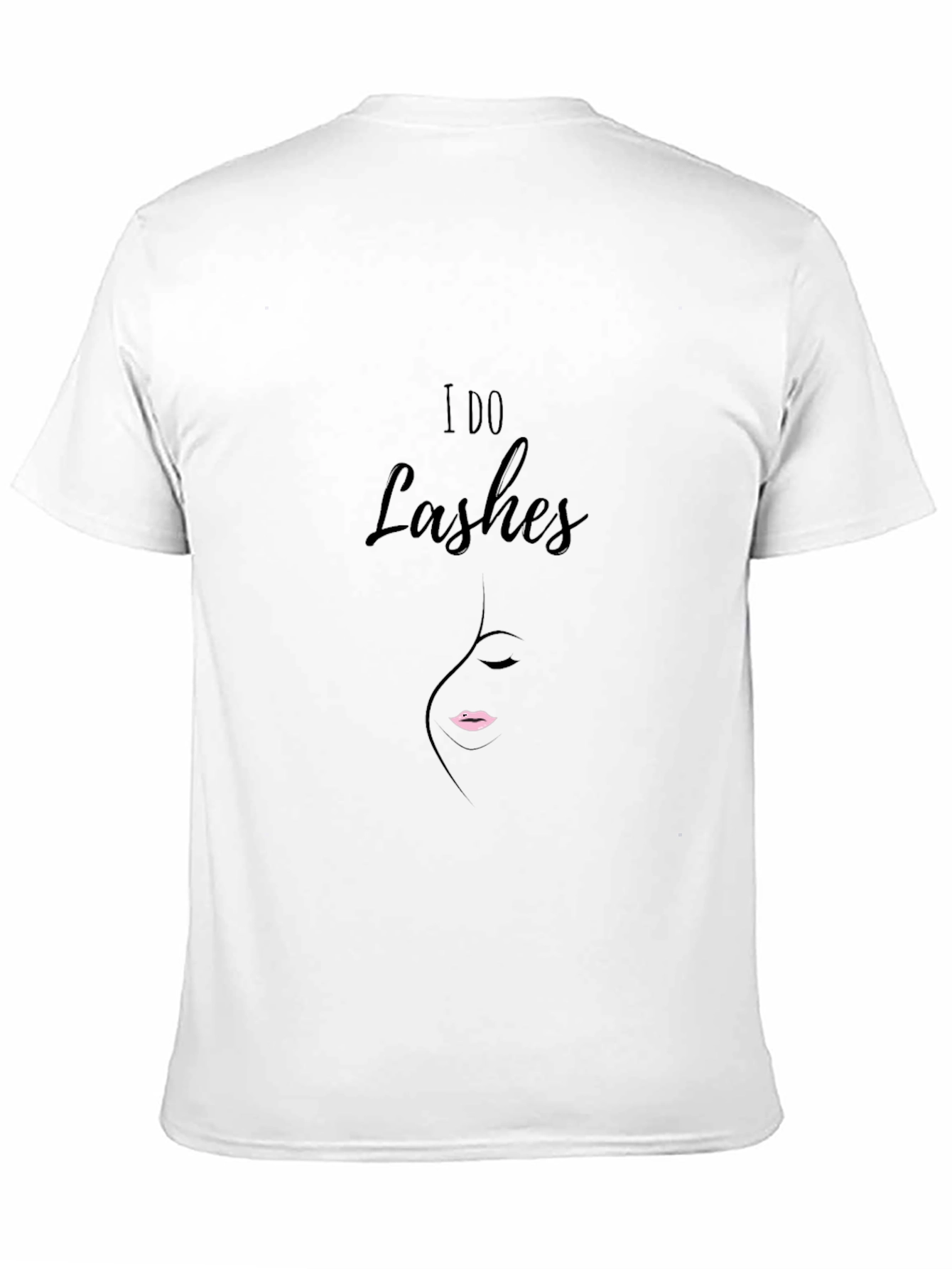 I Do Lashes Graphic Tee - Black T-Shirt