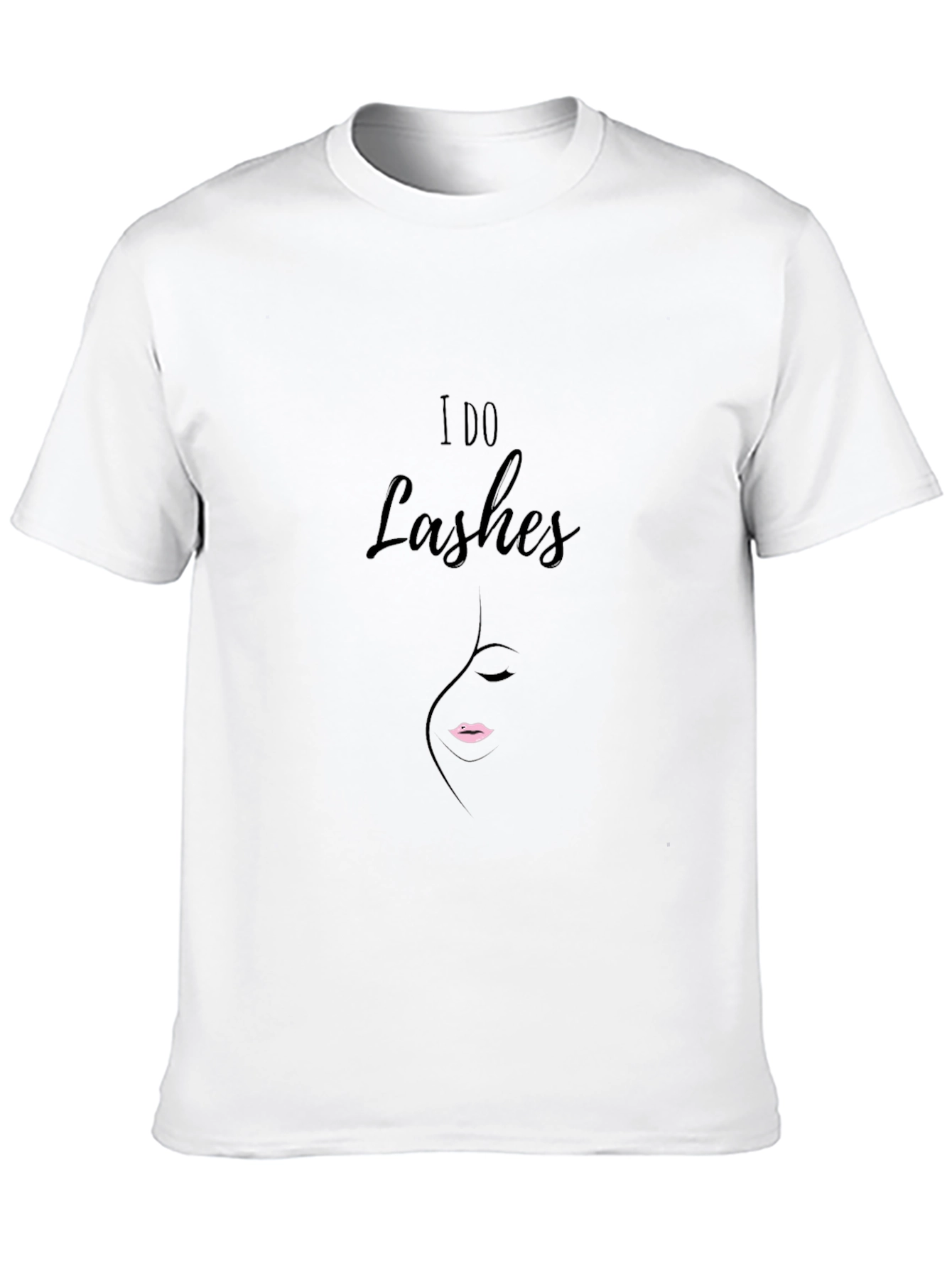 I Do Lashes Graphic Tee - Black T-Shirt