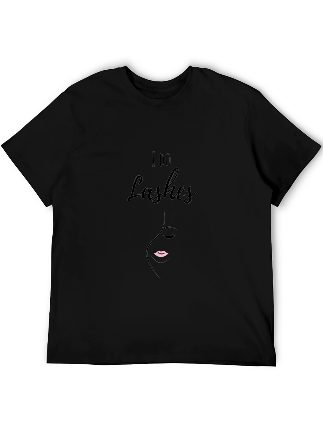 I Do Lashes Graphic Tee - Black T-Shirt