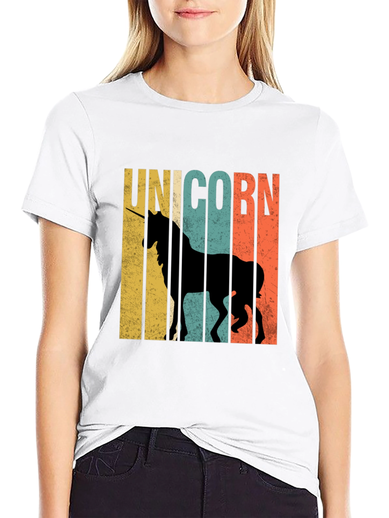 Retro Unicorn Graphic T-Shirt