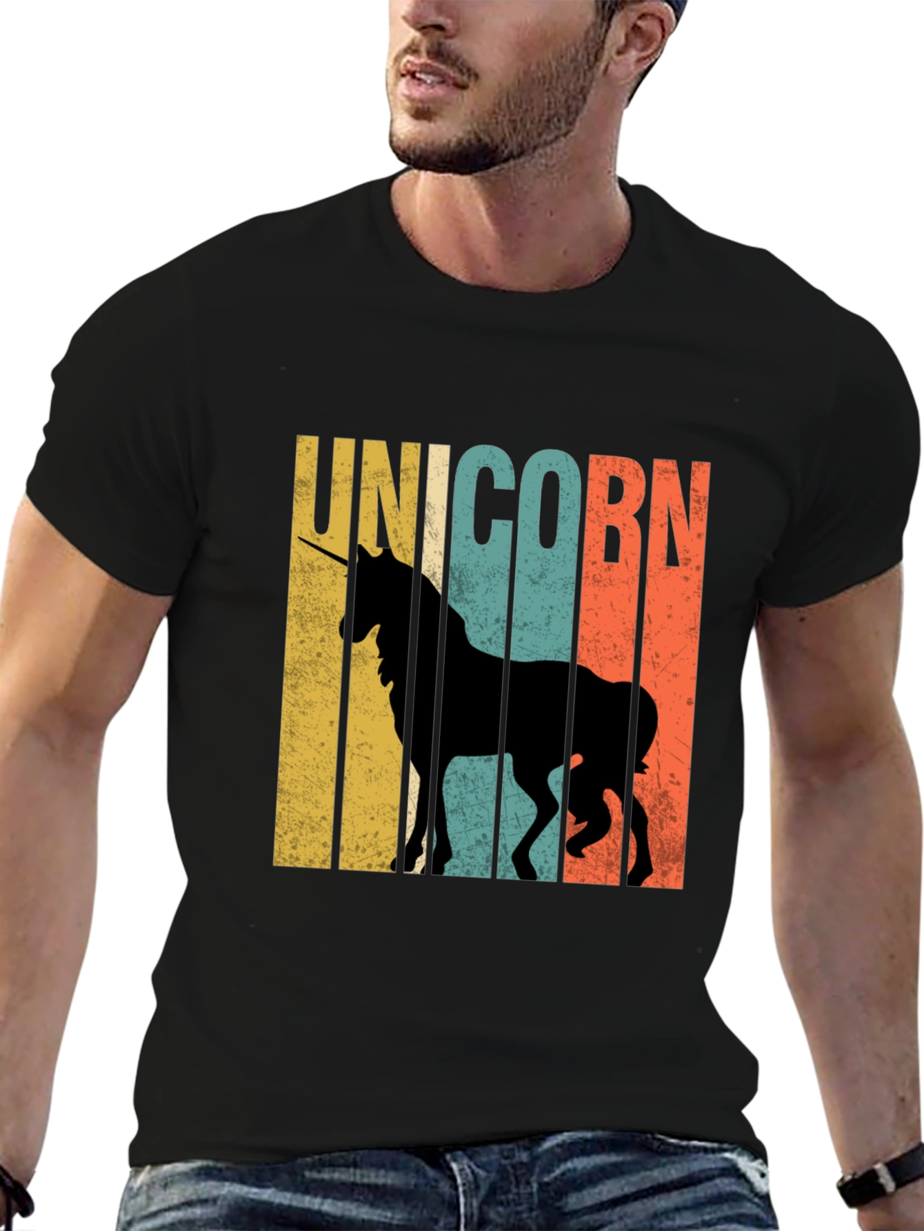 Retro Unicorn Graphic T-Shirt