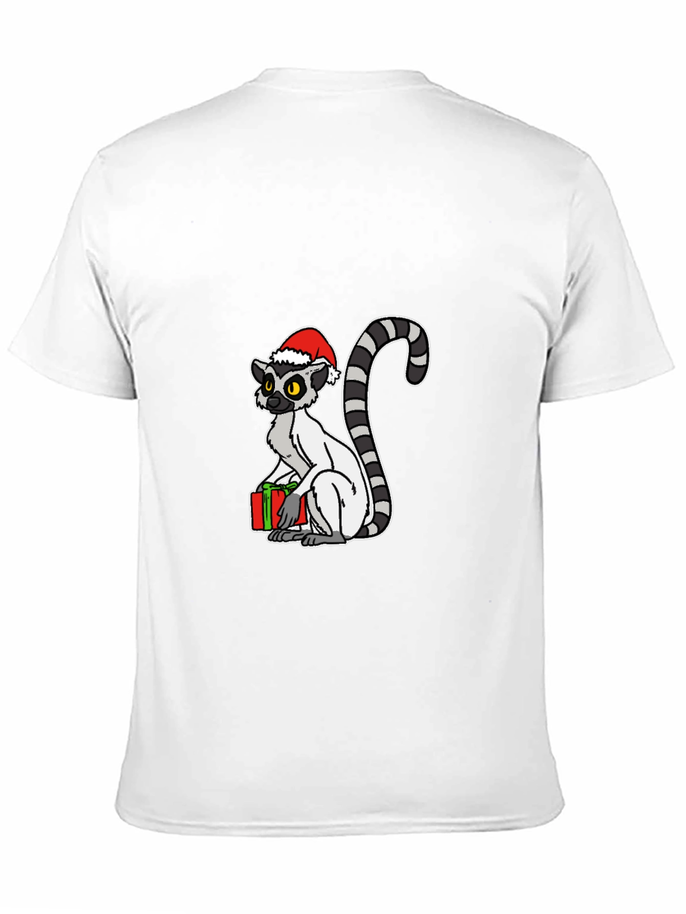 Christmas Lemur Graphic Tee - Holiday Gift
