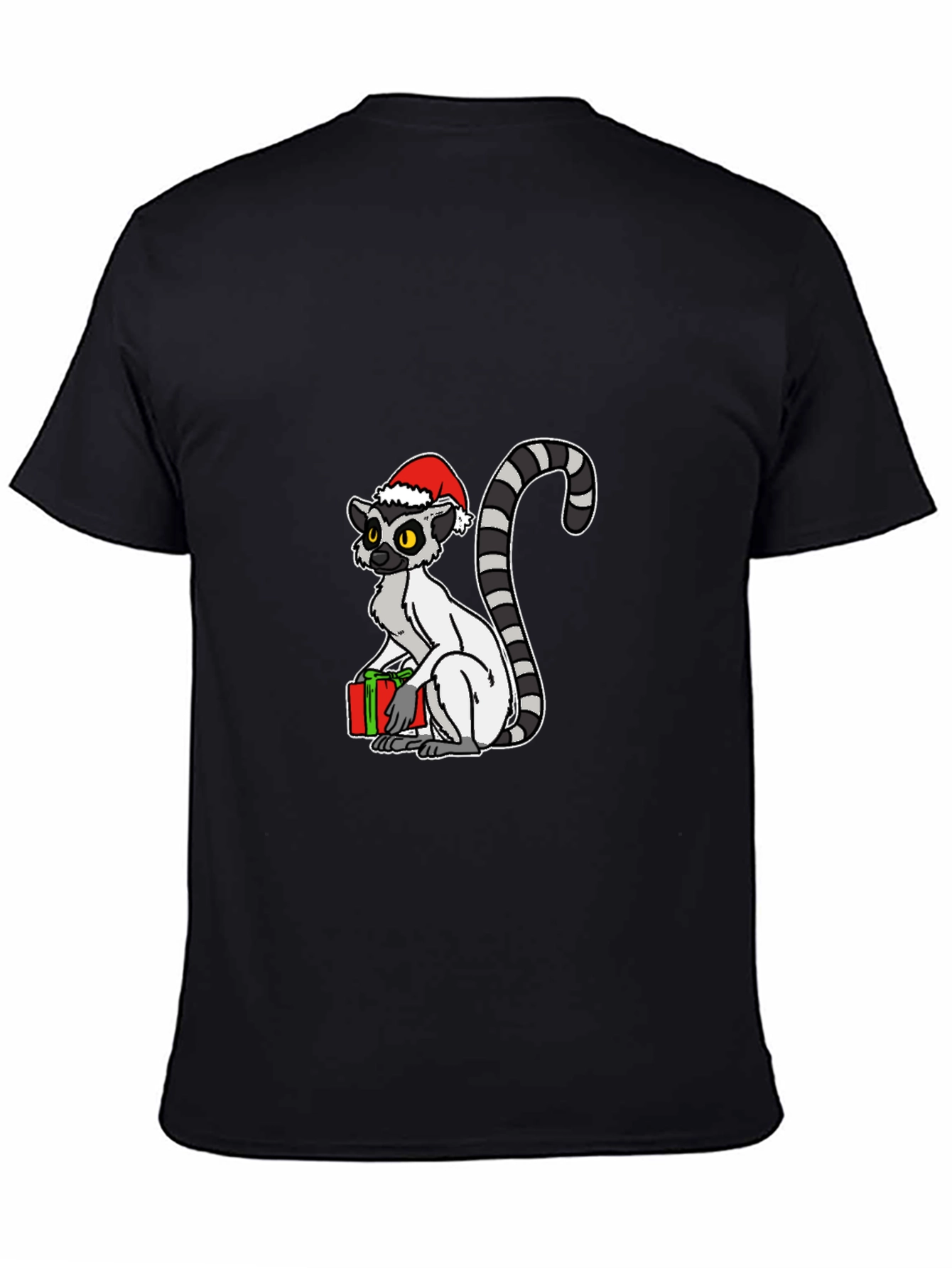 Christmas Lemur Graphic Tee - Holiday Gift