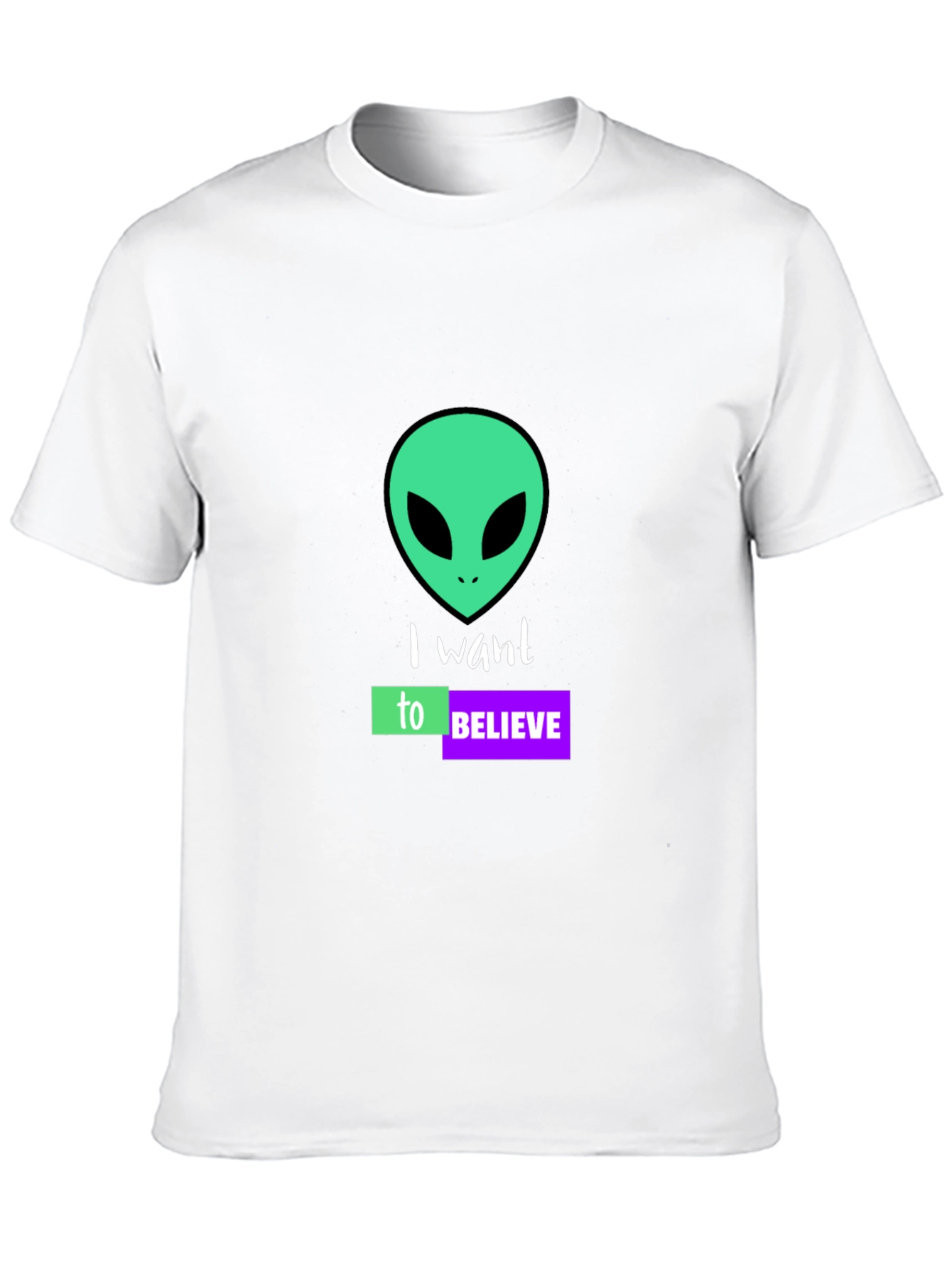 I Want to Believe Alien Graphic T-Shirt