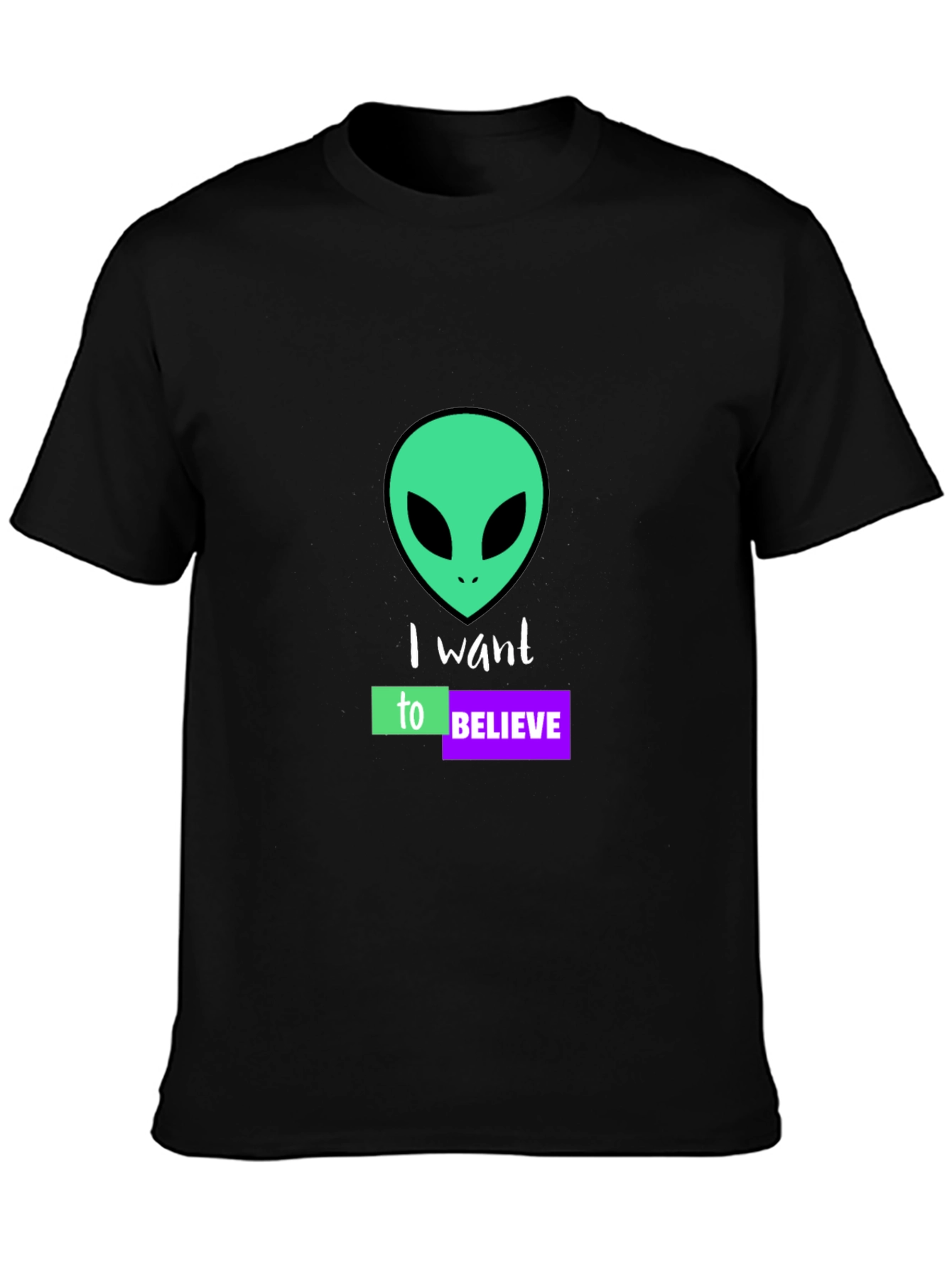 I Want to Believe Alien Graphic T-Shirt