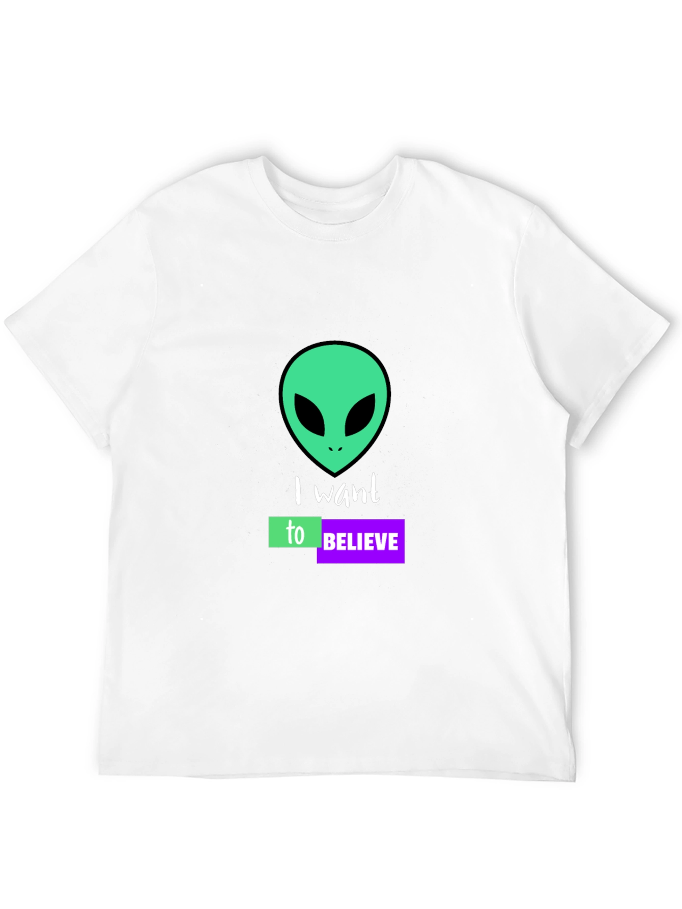 I Want to Believe Alien Graphic T-Shirt