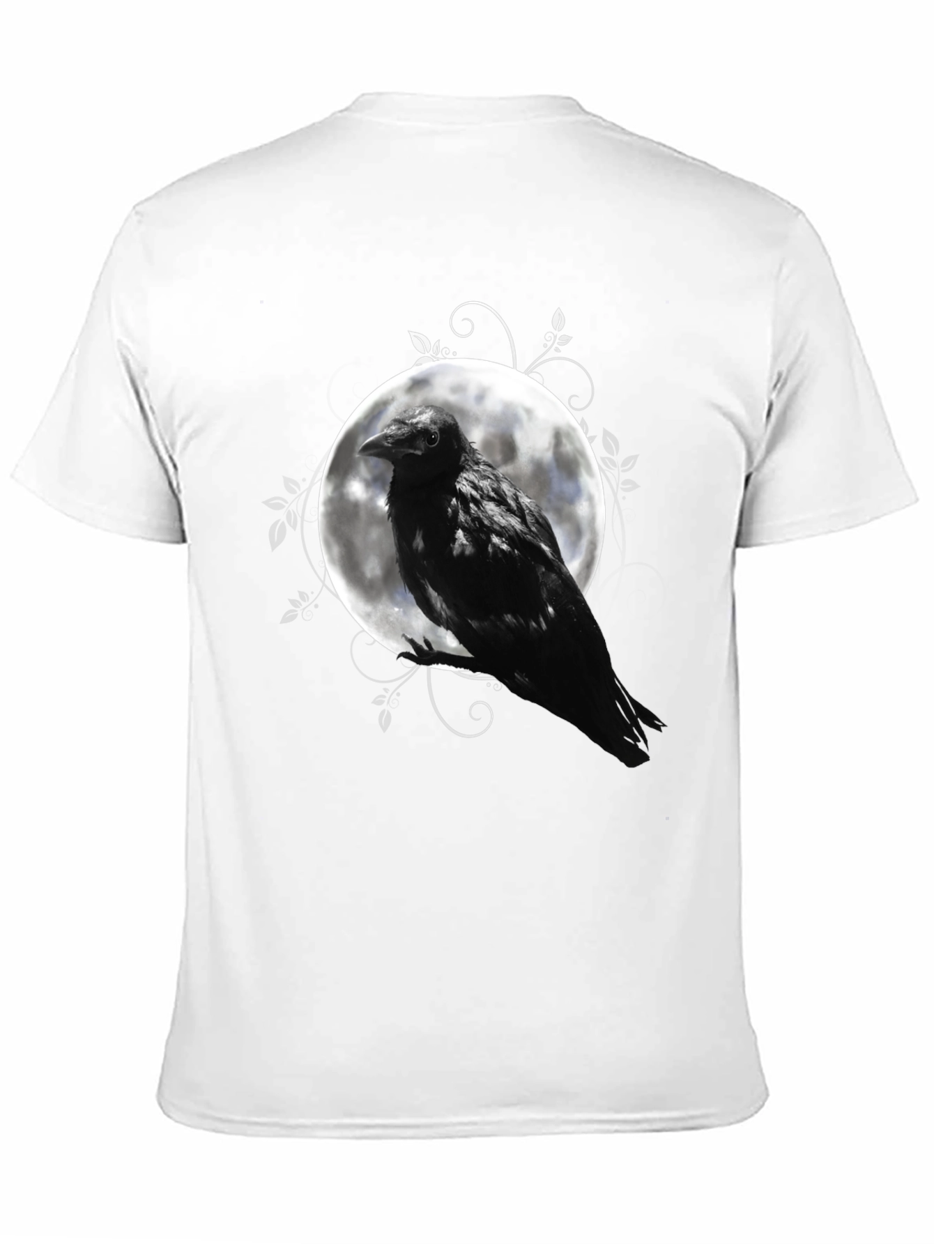 Raven Moon Graphic Tee - Mens Black T-Shirt