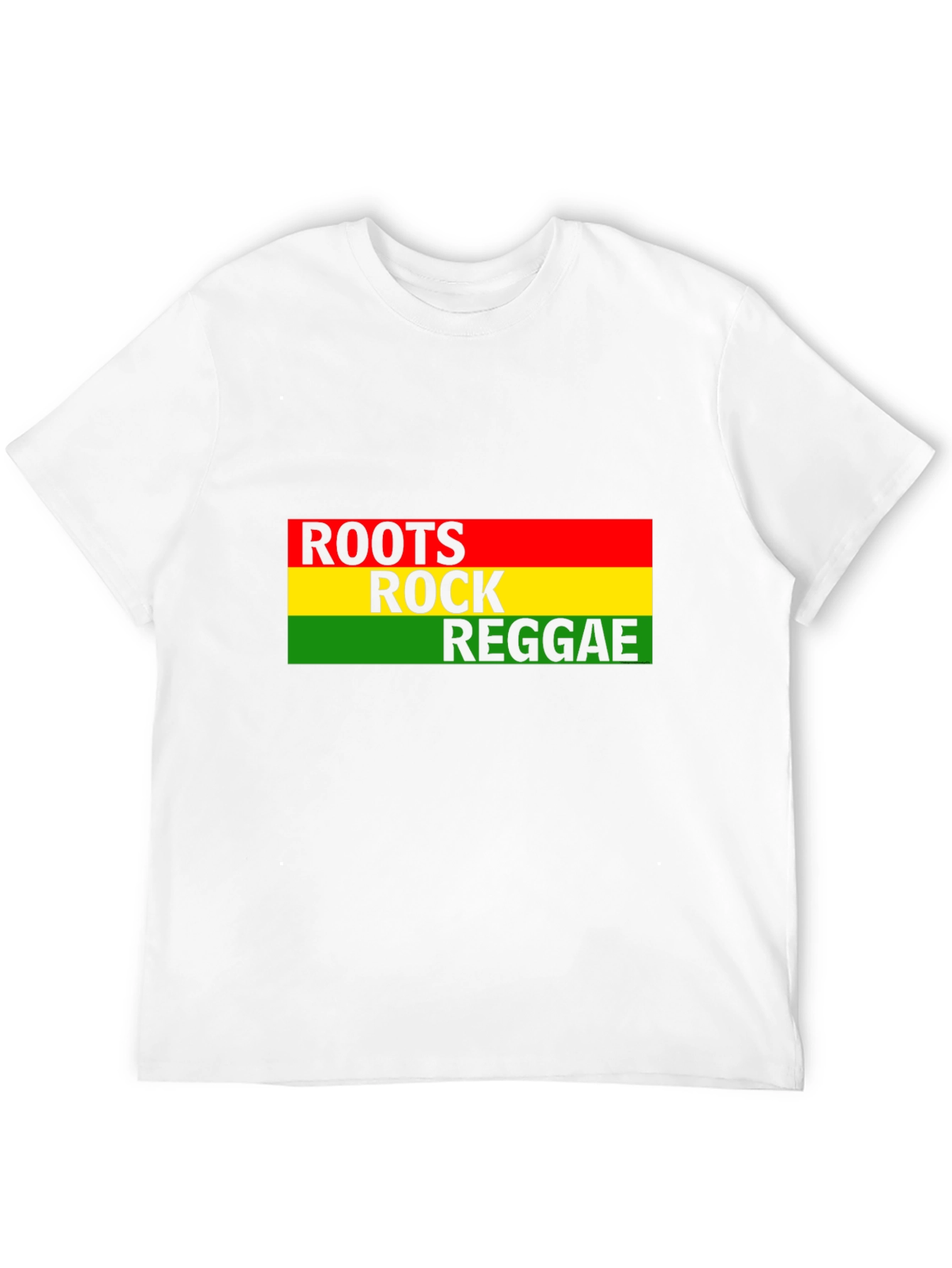 Roots Rock Reggae Graphic Tee - Black Cotton T-Shirt
