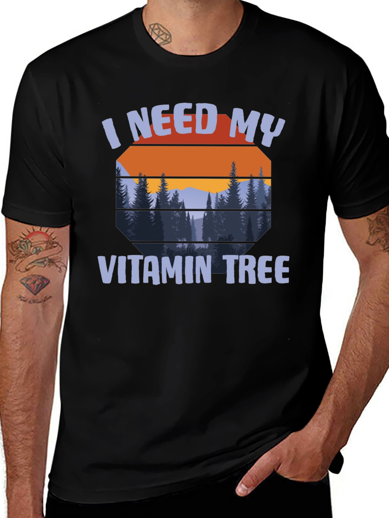 I Need My Vitamin Tree Graphic T-Shirt