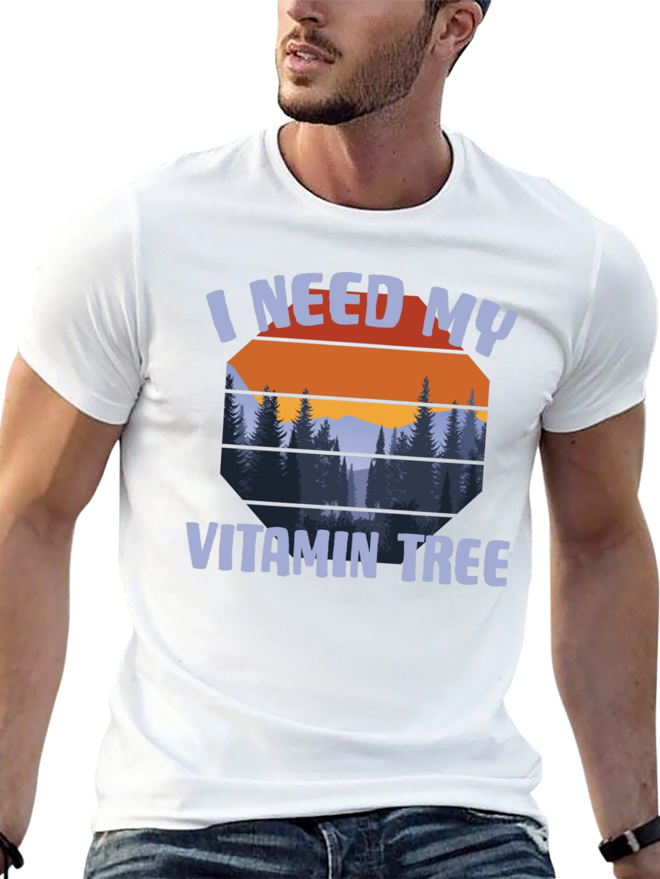 I Need My Vitamin Tree Graphic T-Shirt