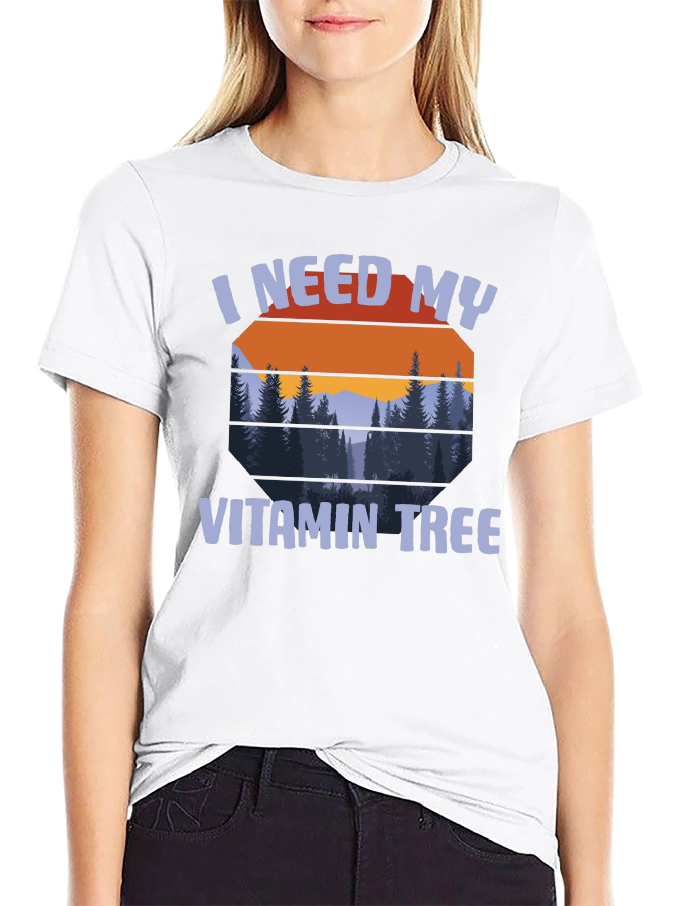 I Need My Vitamin Tree Graphic T-Shirt