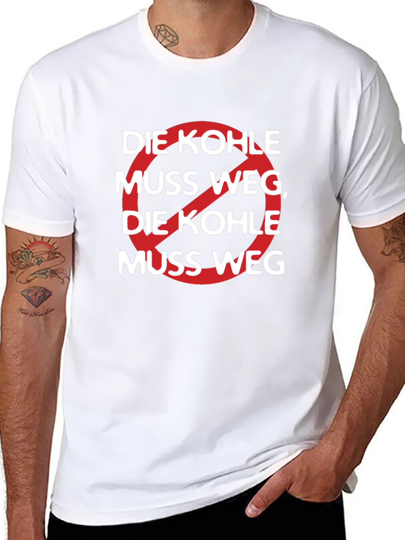 Die Kohle Muss Weg Graphic Tee