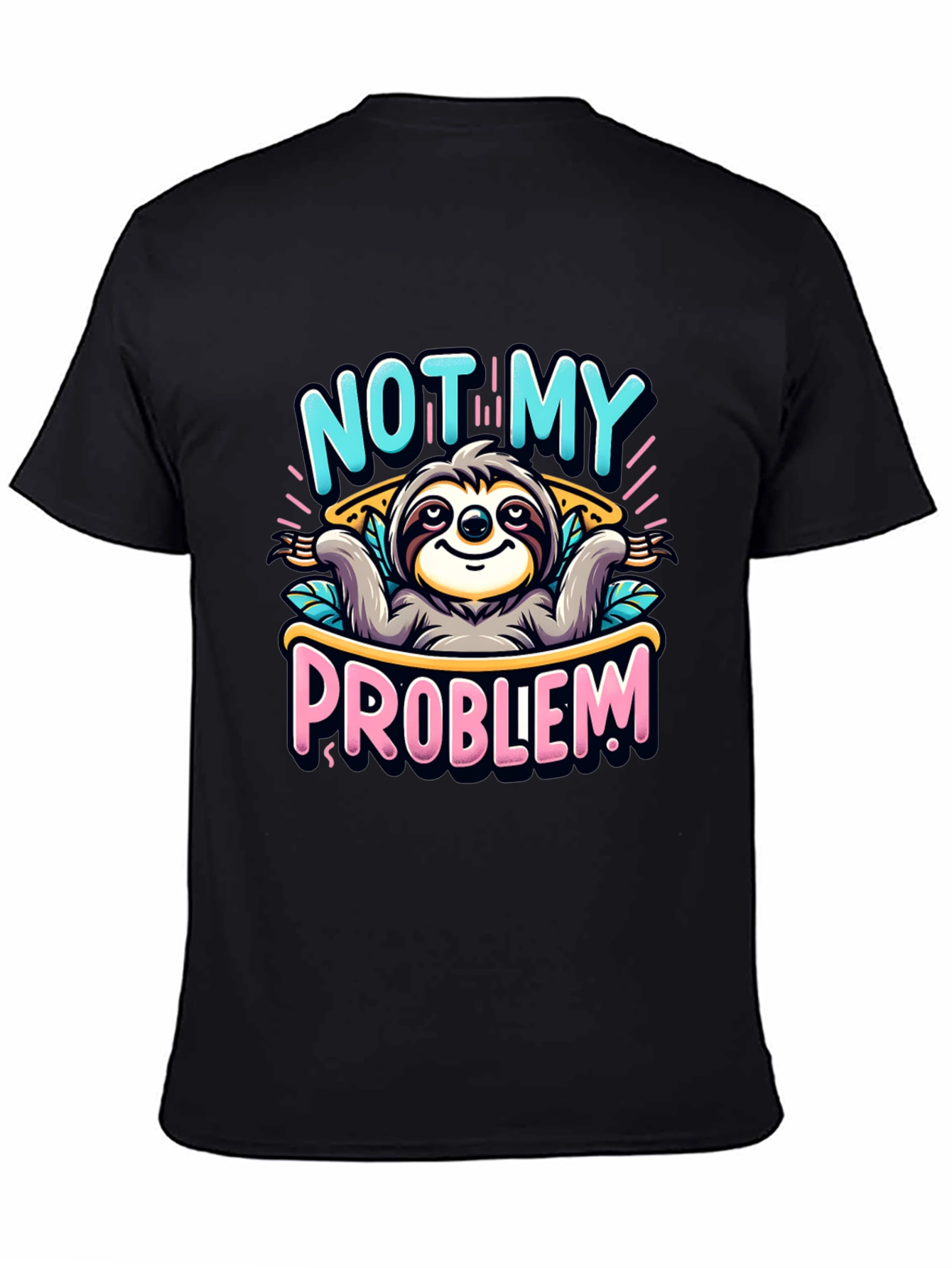 Not My Problem Sloth Graphic Tee