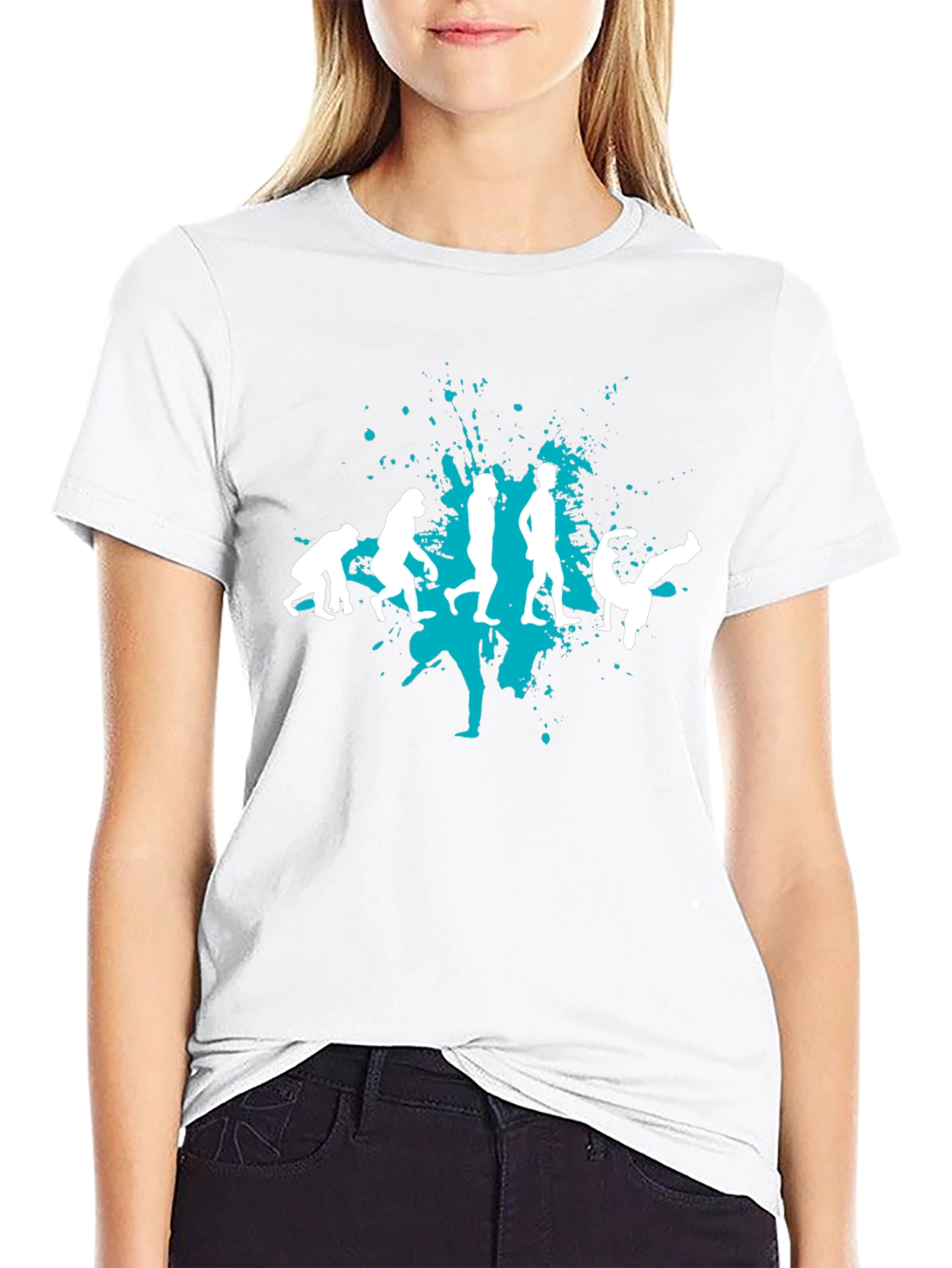 Evolution of Dance Black Graphic T-Shirt
