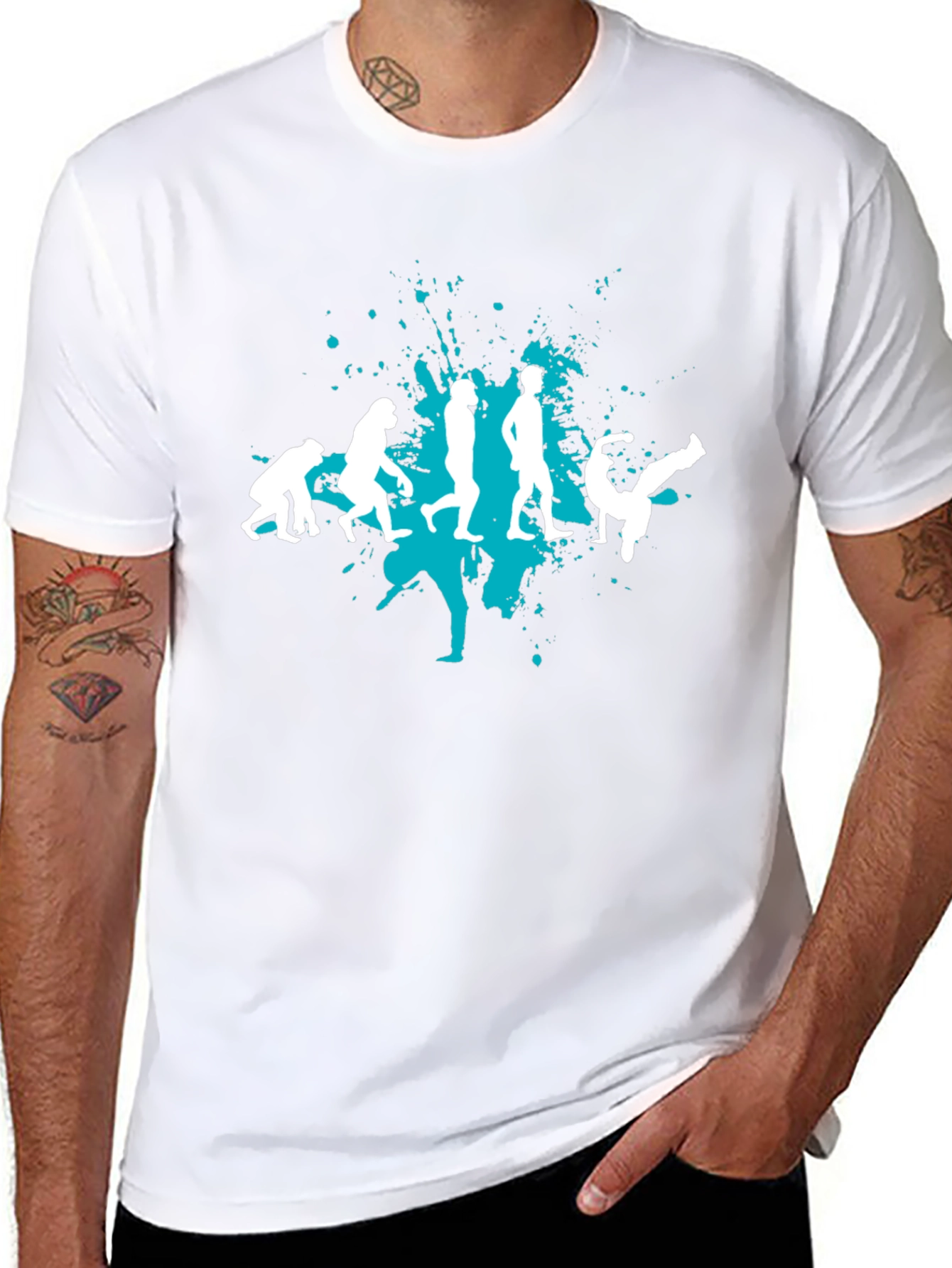 Evolution of Dance Black Graphic T-Shirt
