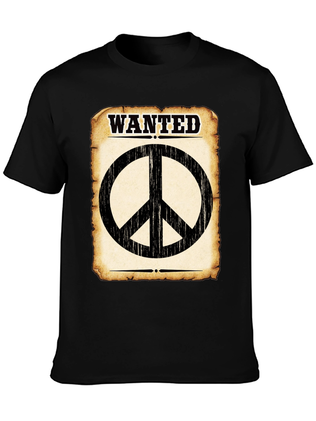 Wanted Peace Sign T-Shirt