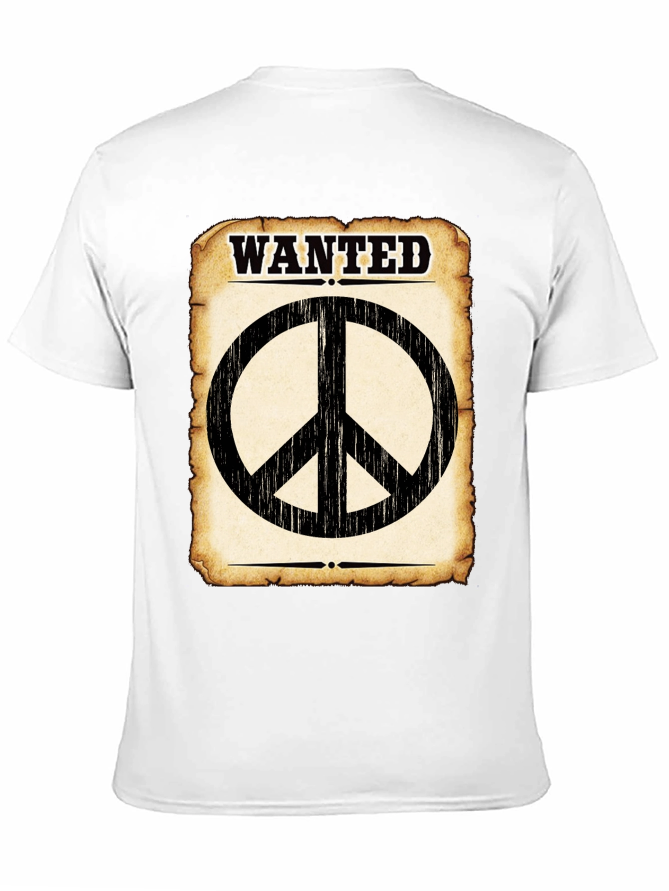 Wanted Peace Sign T-Shirt