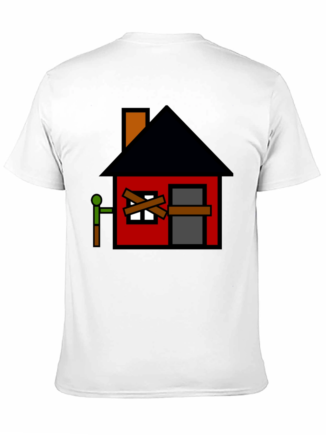 Boarded Up House Graphic T-Shirt