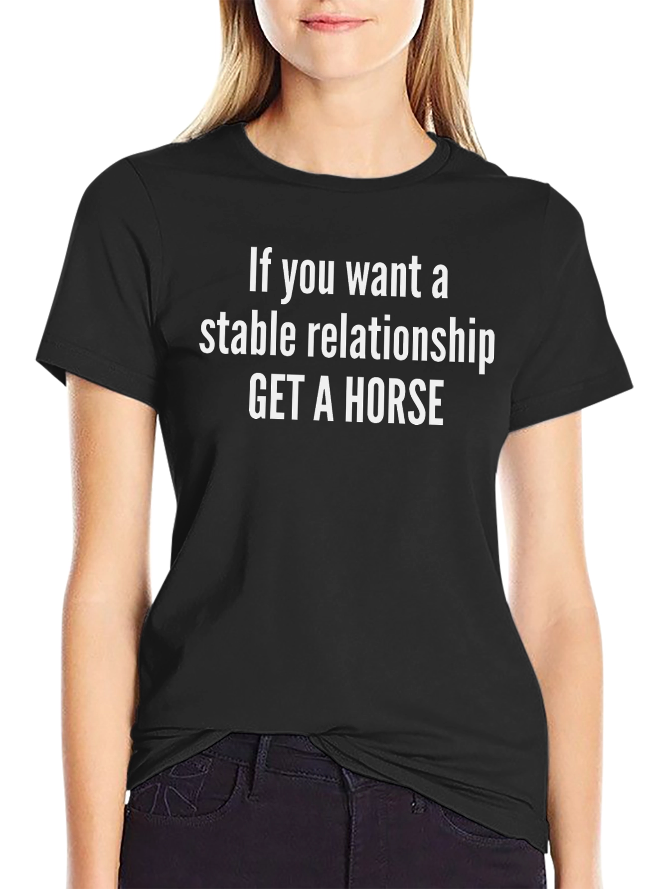 Stable Relationship Horse Graphic Tee - Mens