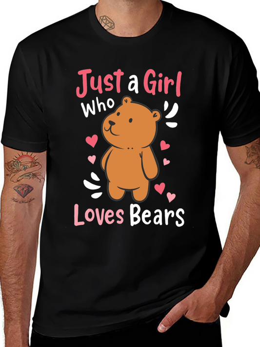 Just a Girl Who Loves Bears T-Shirt