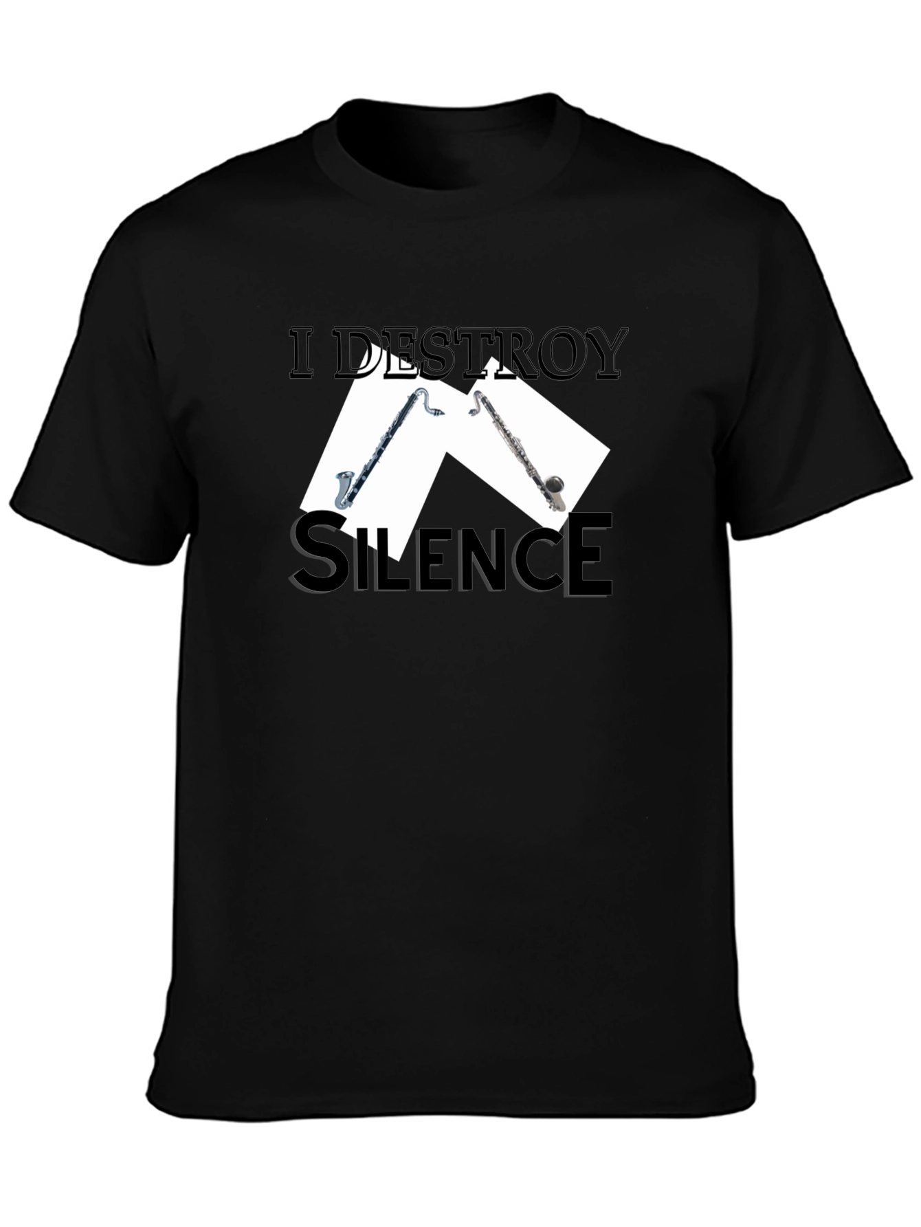 I Destroy Silence Musician T-Shirt