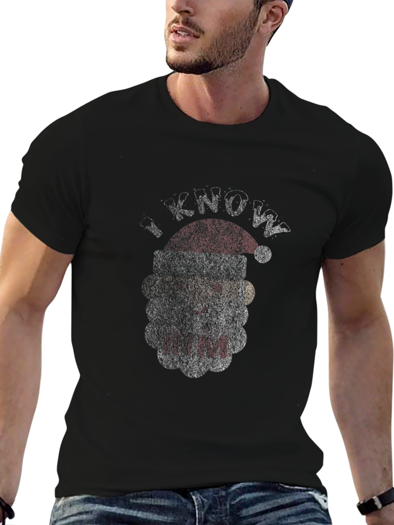 I Know Him Santa Graphic T-Shirt