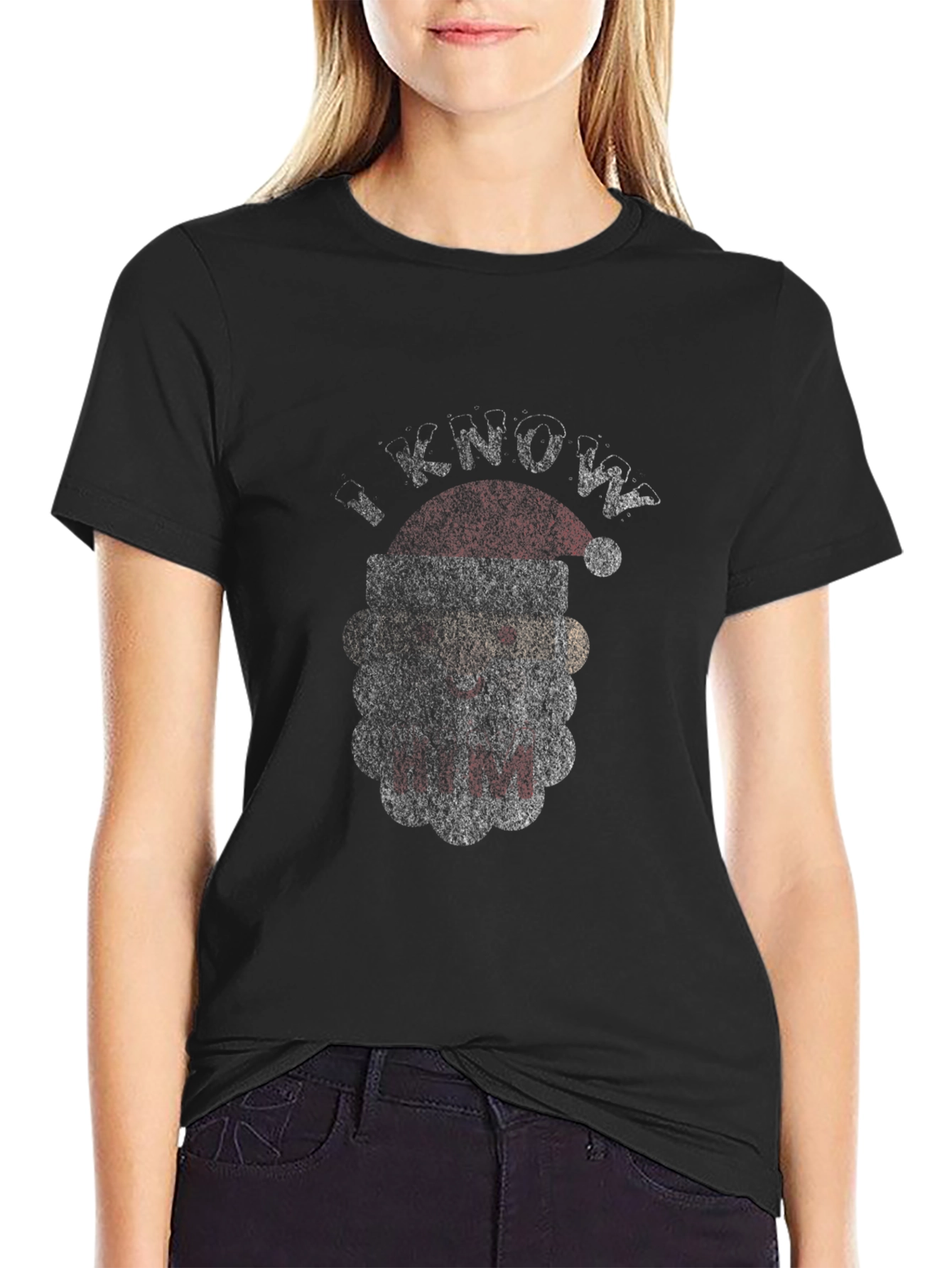I Know Him Santa Graphic T-Shirt