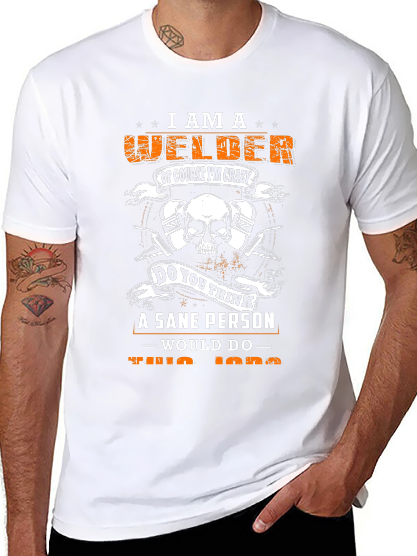 Welder T-Shirt - Crazy Welder Graphic Tee