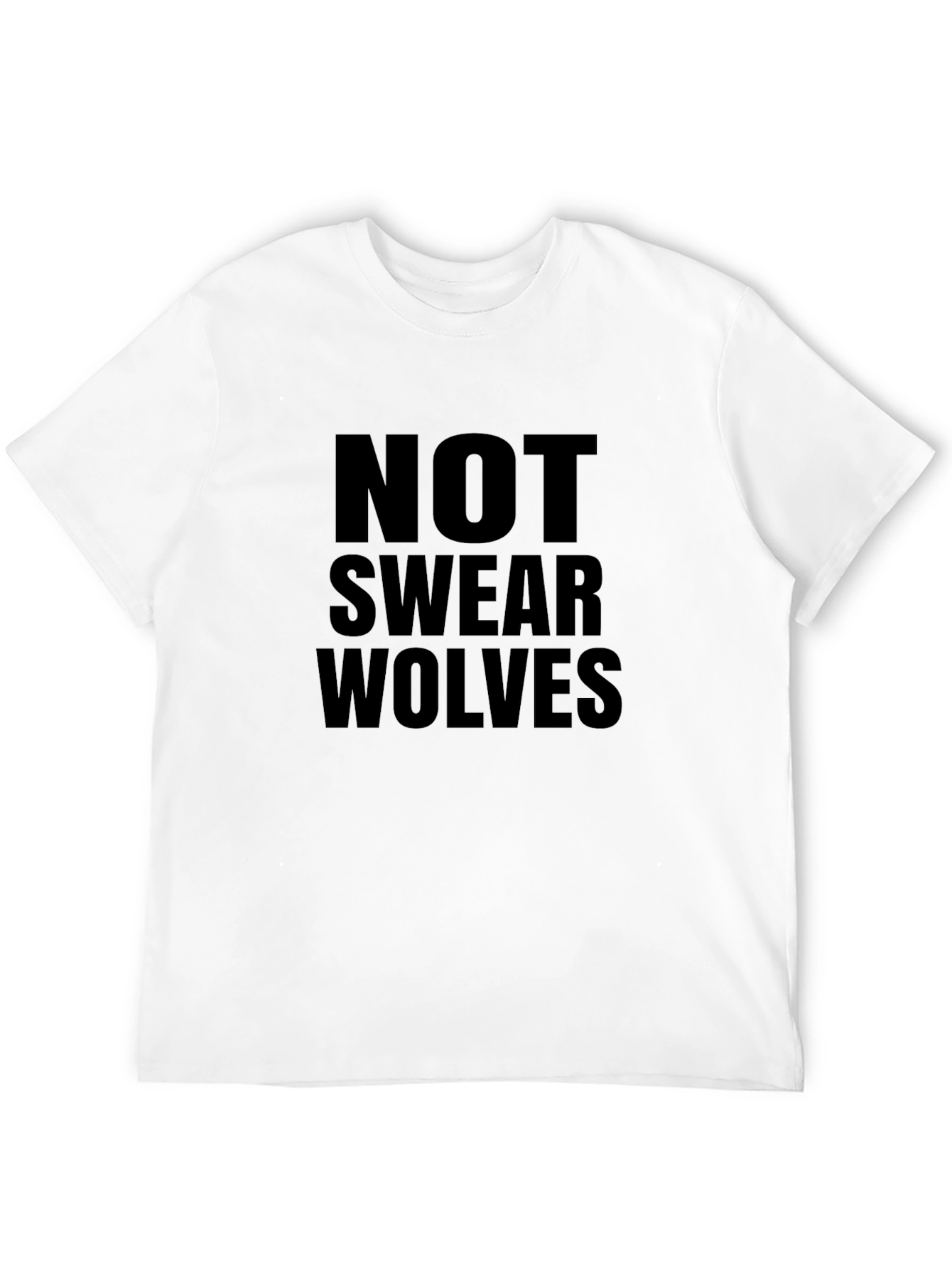 Not Swear Wolves Graphic Tee