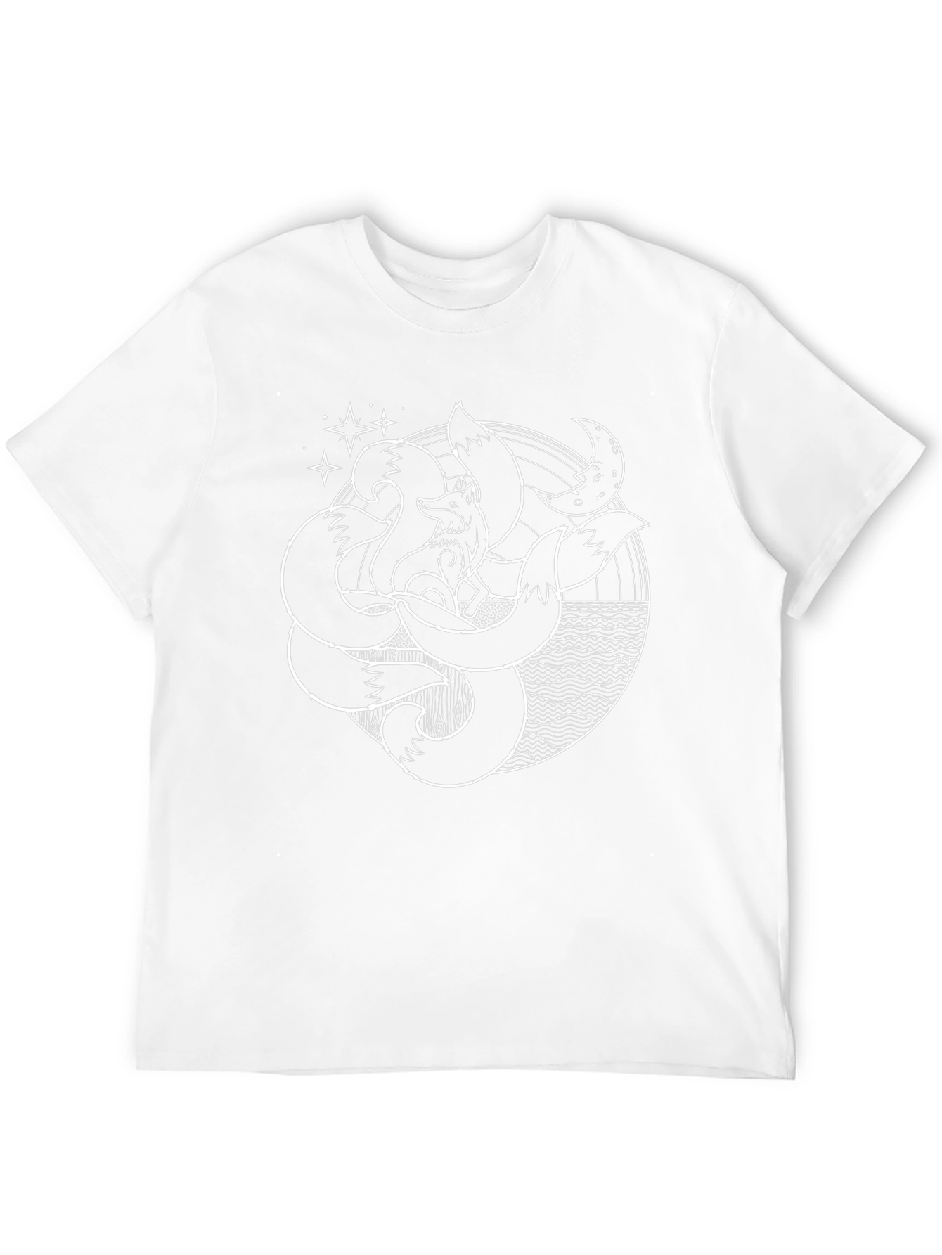 Mystic Nine-Tailed Fox Graphic Tee