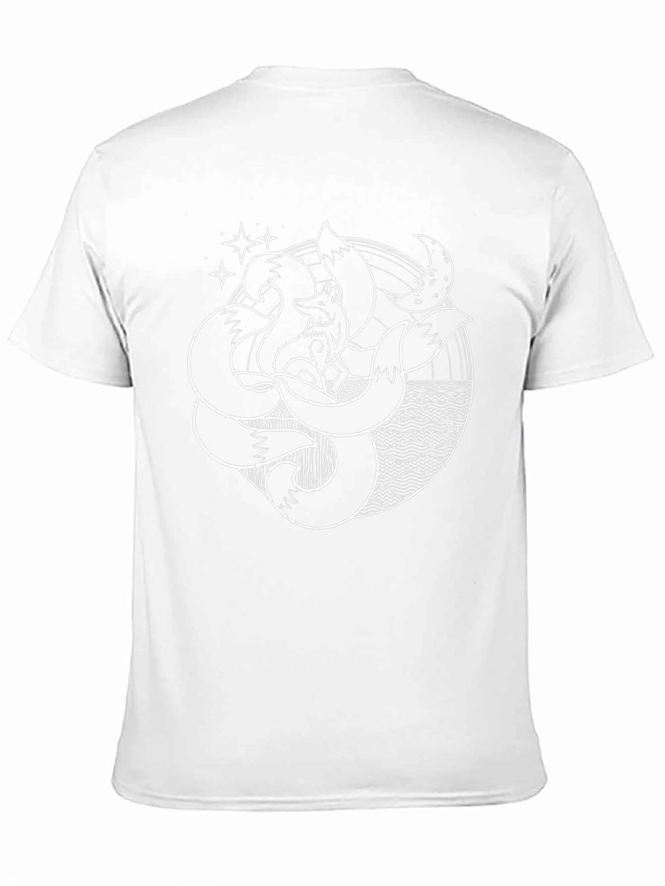 Mystic Nine-Tailed Fox Graphic Tee