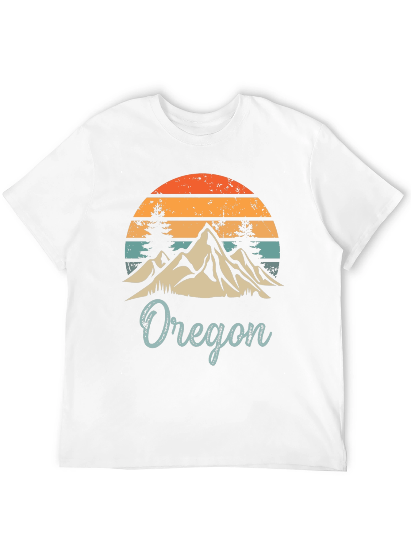 Oregon Mountain Sunset Graphic Tee