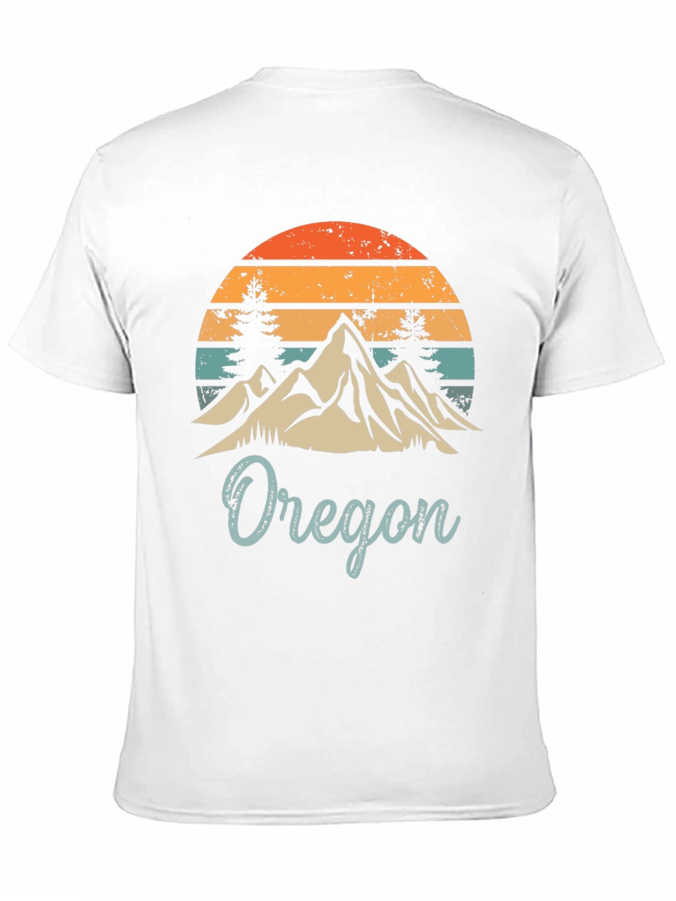Oregon Mountain Sunset Graphic Tee
