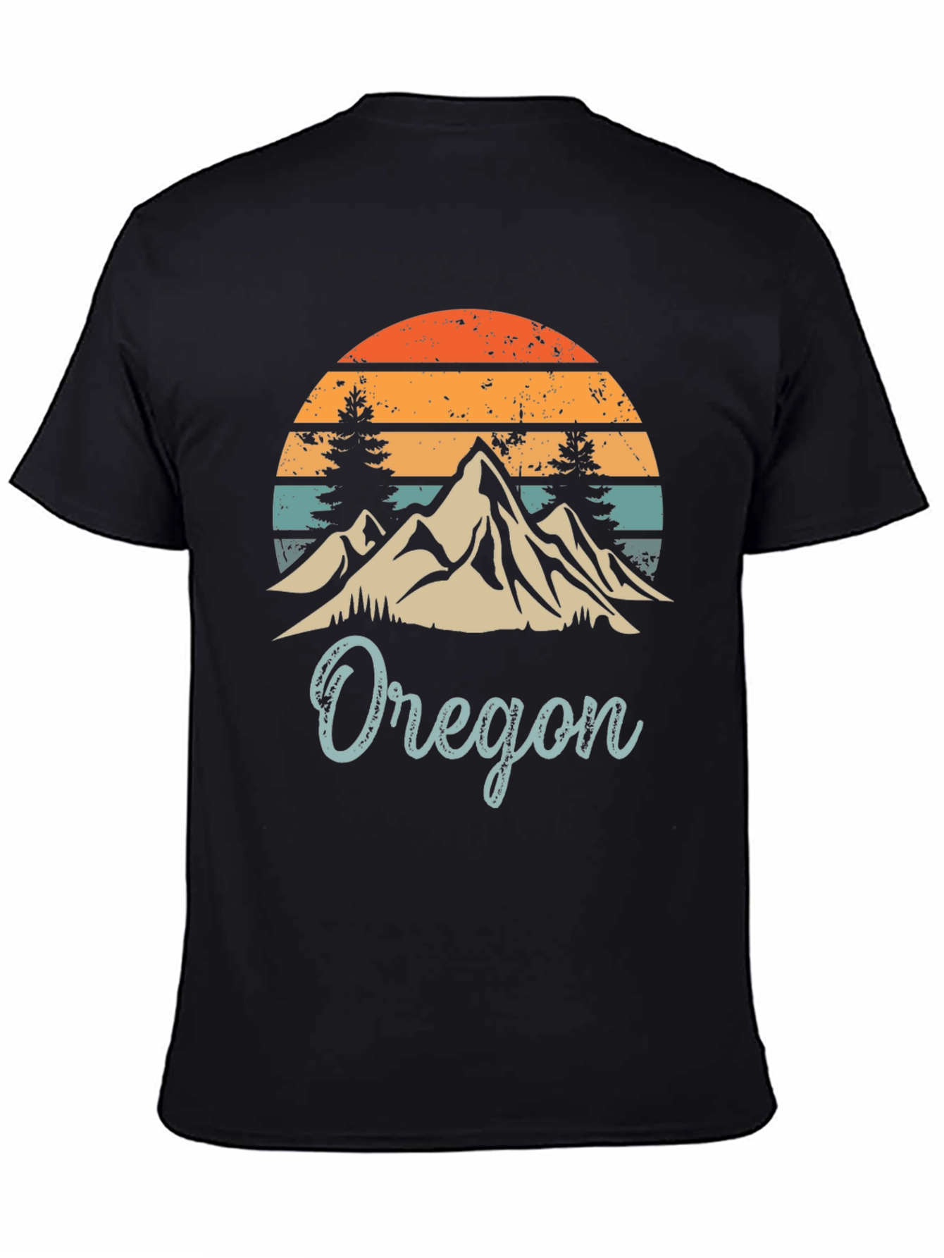 Oregon Mountain Sunset Graphic Tee