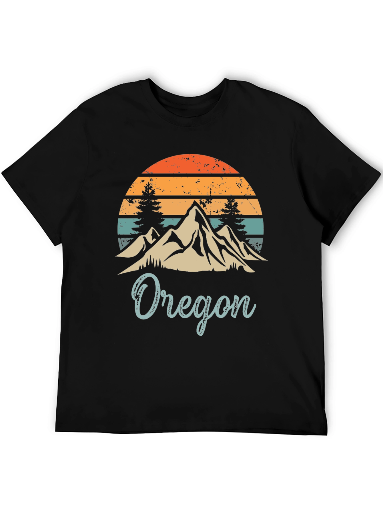 Oregon Mountain Sunset Graphic Tee