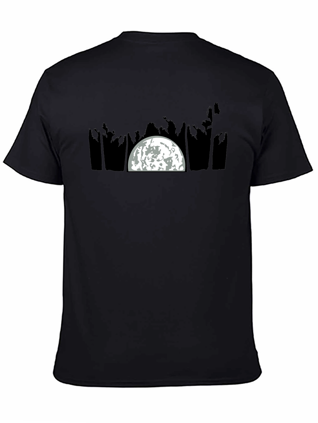 Moonlit Palm Tree Graphic Tee