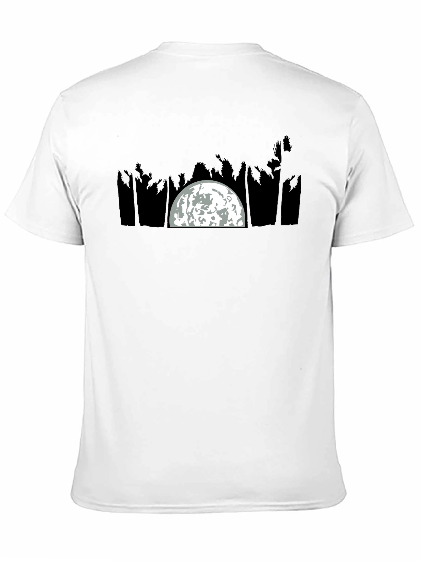 Moonlit Palm Tree Graphic Tee