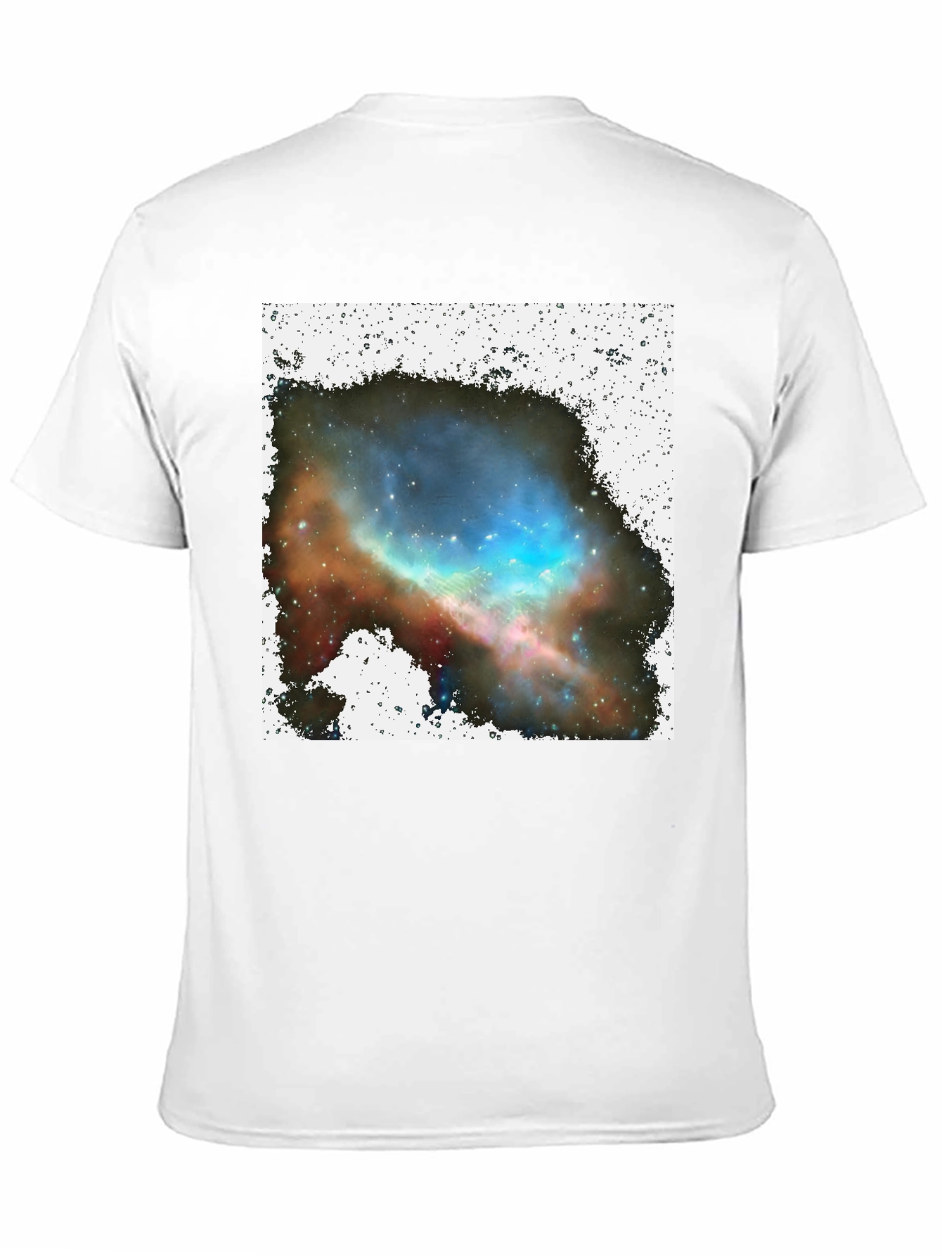 Nebula Print Black T-Shirt