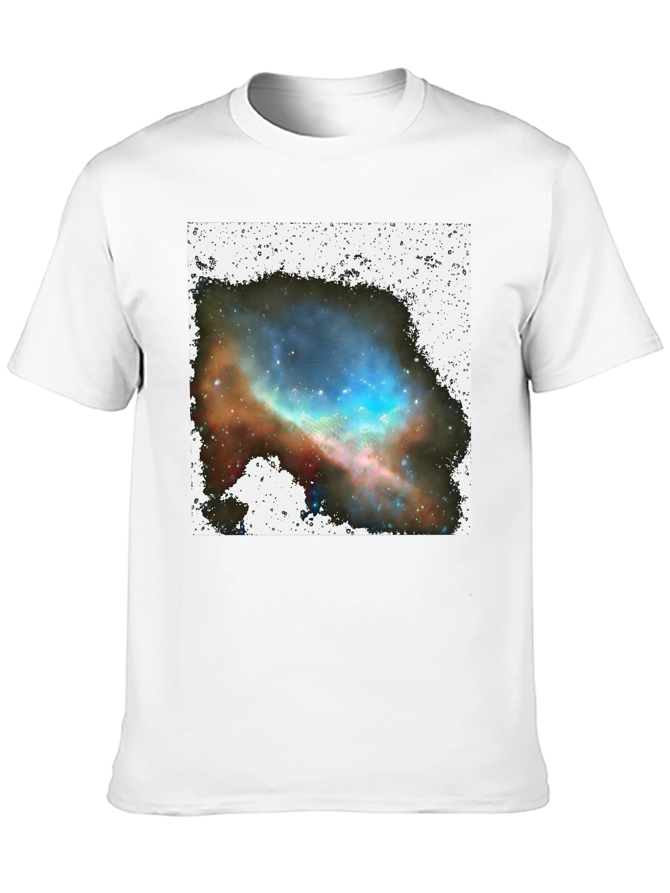 Nebula Print Black T-Shirt