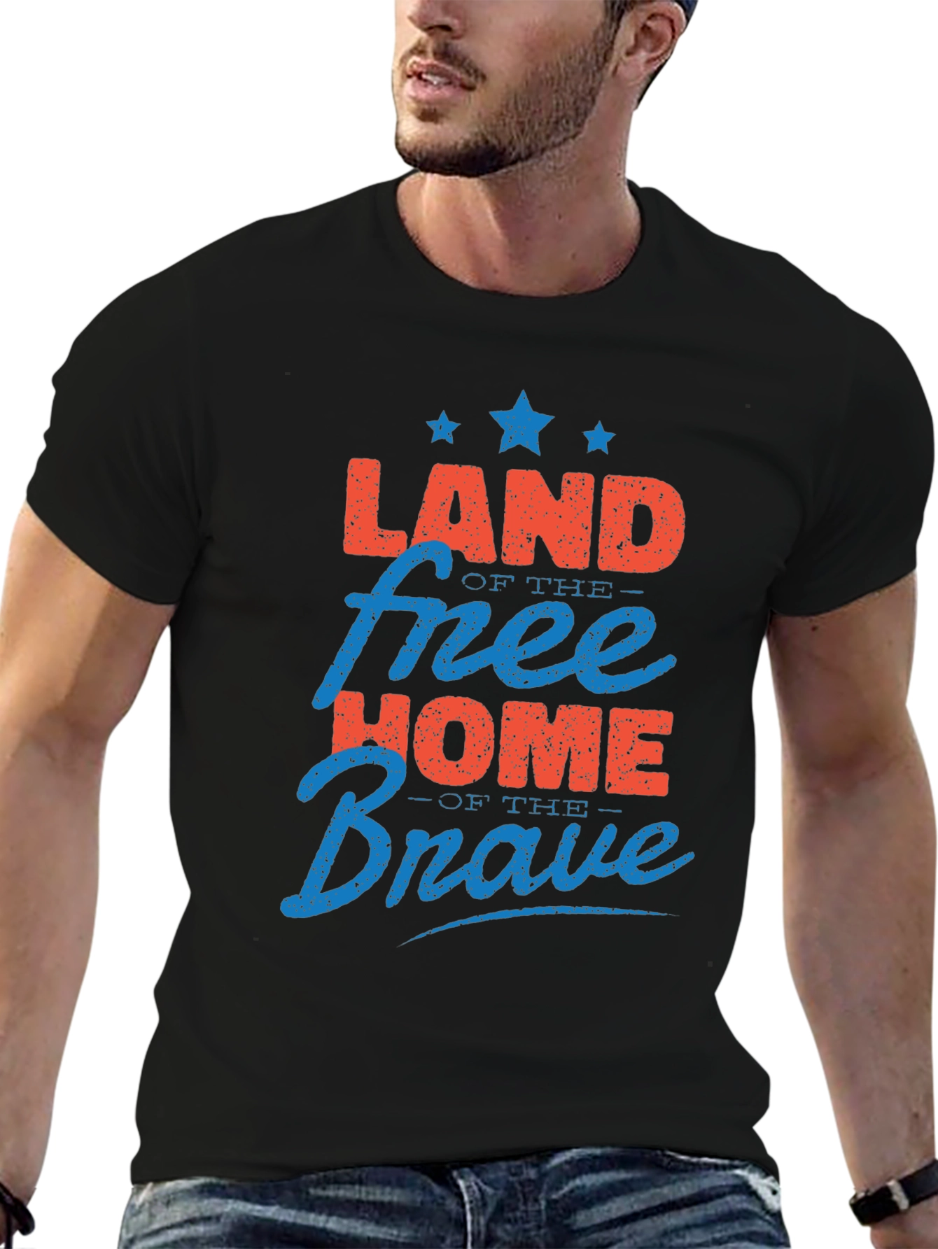 Land of the Free Patriotic T-Shirt