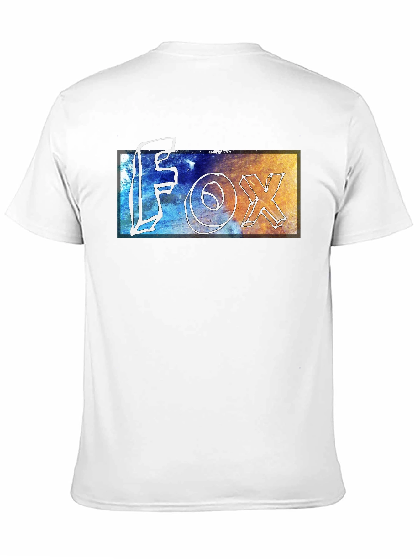 Modern FOX Graphic Tee - Stylish Mens Black T-Shirt