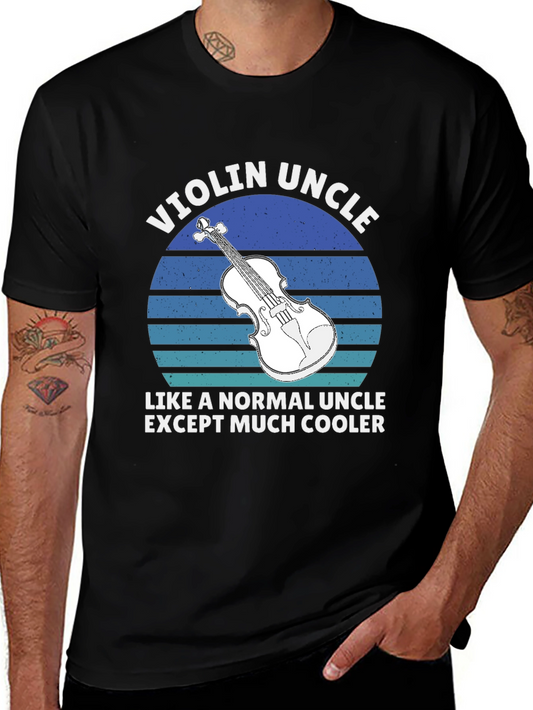 Violin Uncle T-Shirt: Cool Musician Tee