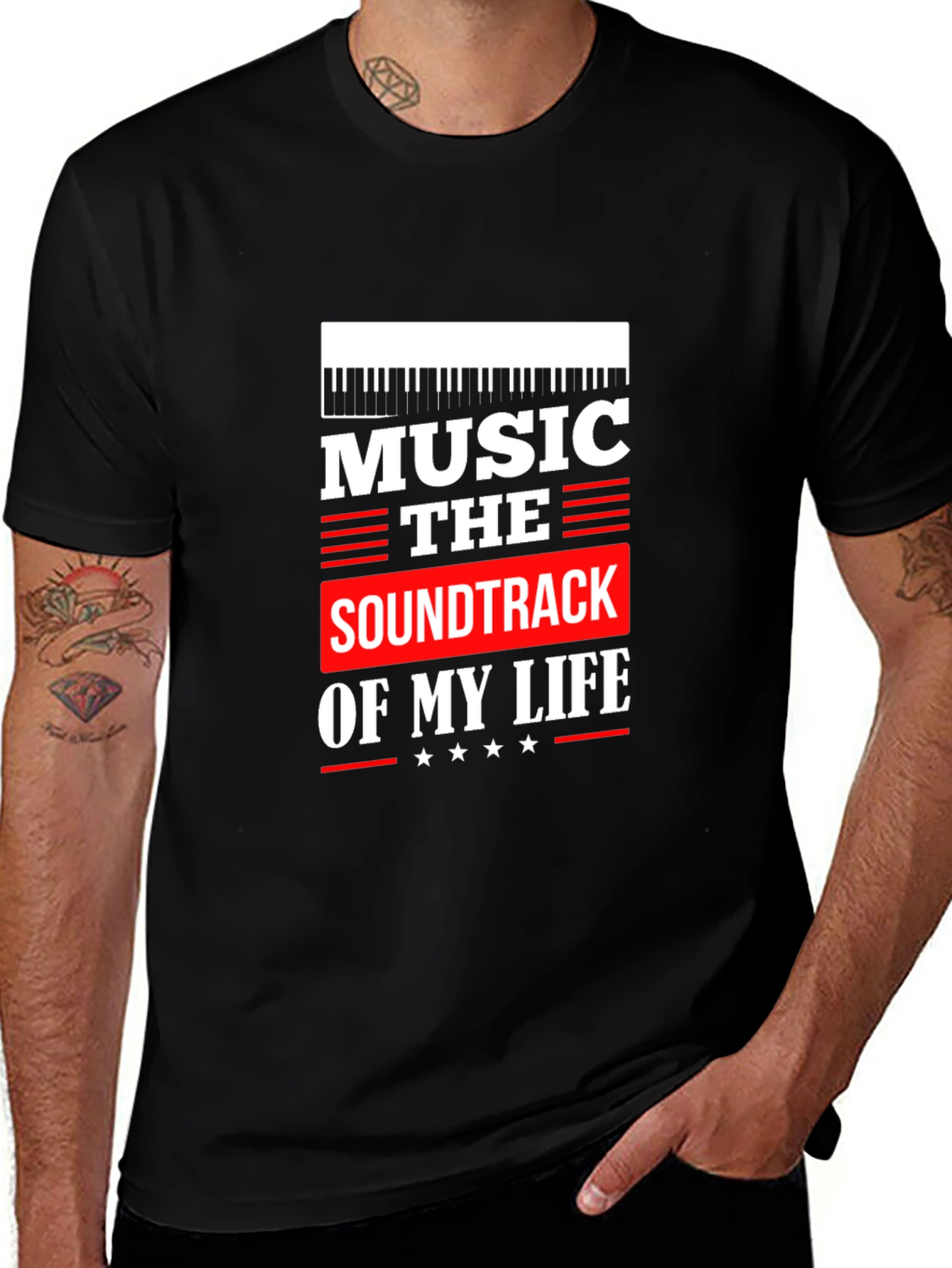 Music is the Soundtrack of My Life T-Shirt