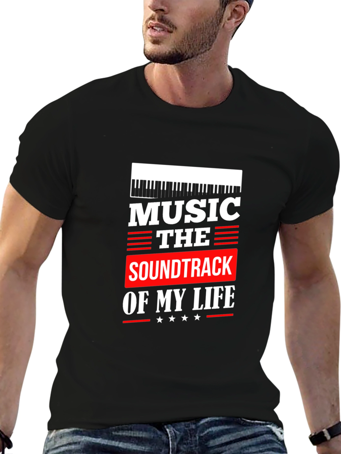 Music is the Soundtrack of My Life T-Shirt