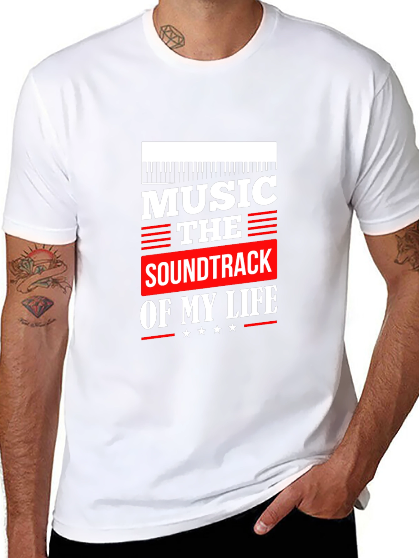 Music is the Soundtrack of My Life T-Shirt