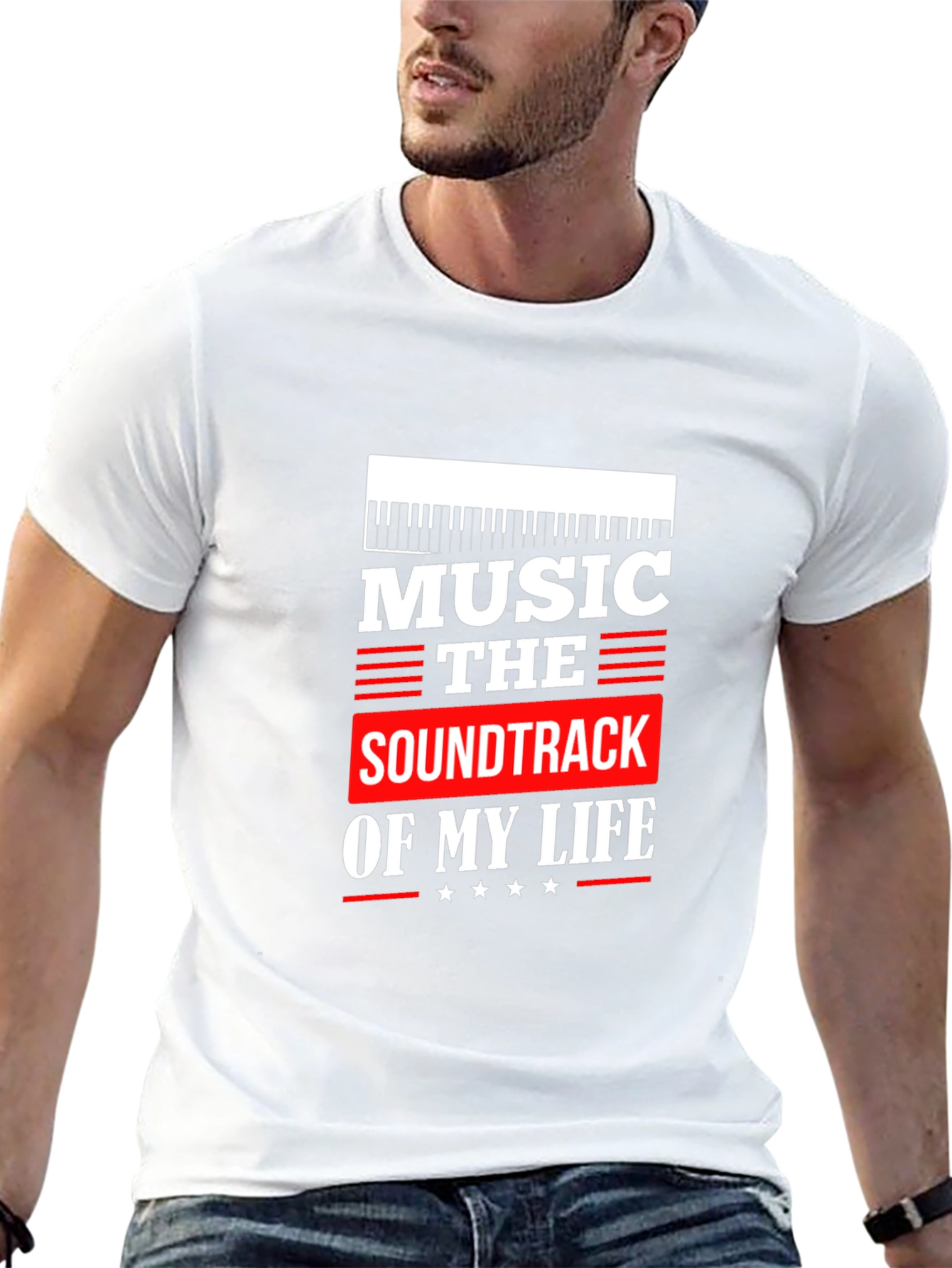 Music is the Soundtrack of My Life T-Shirt