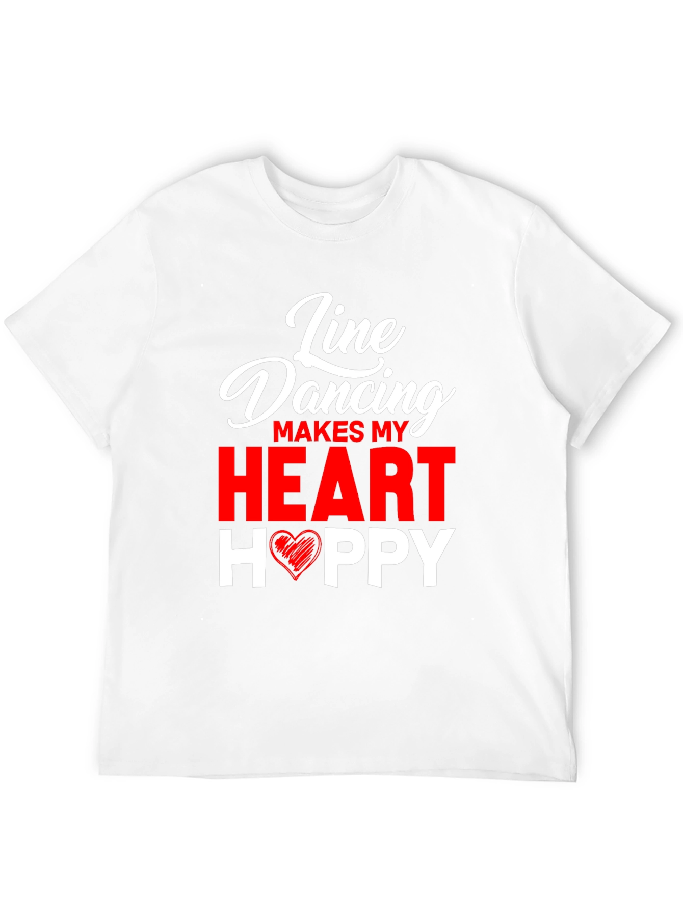 Line Dancing Heart T-Shirt